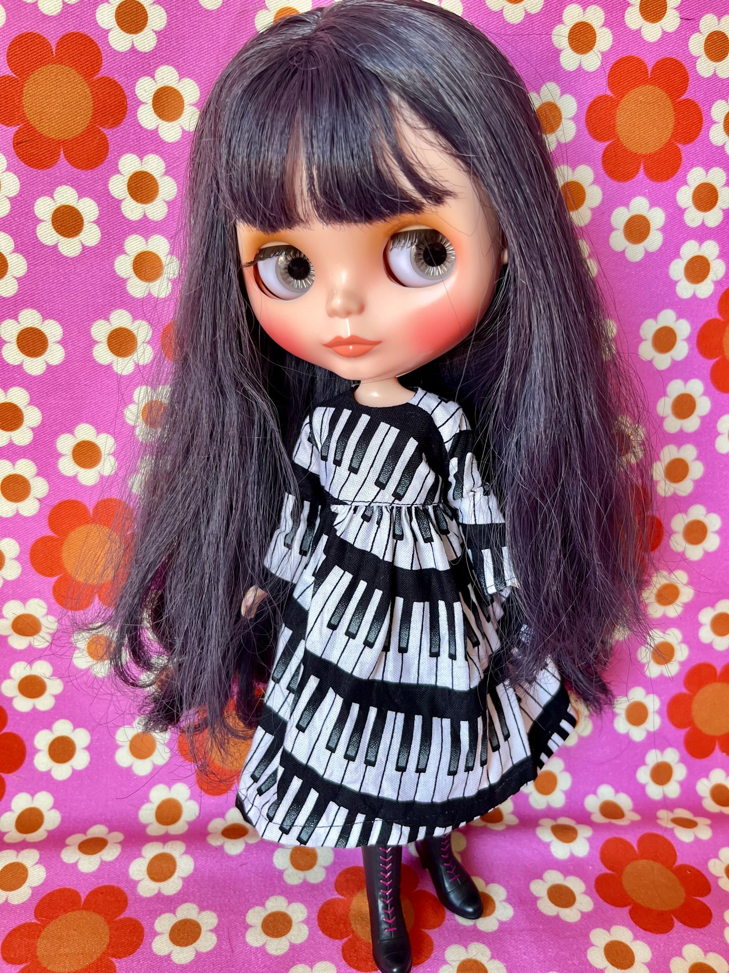 Sale Piano Print Dress
