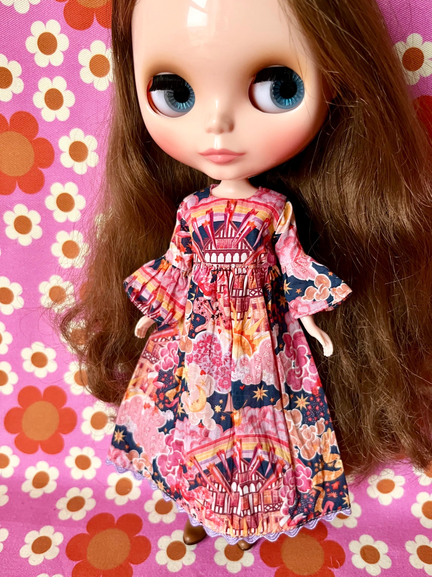 Liberty Magical Mystery Tour Rainbow Psychedelic Dress