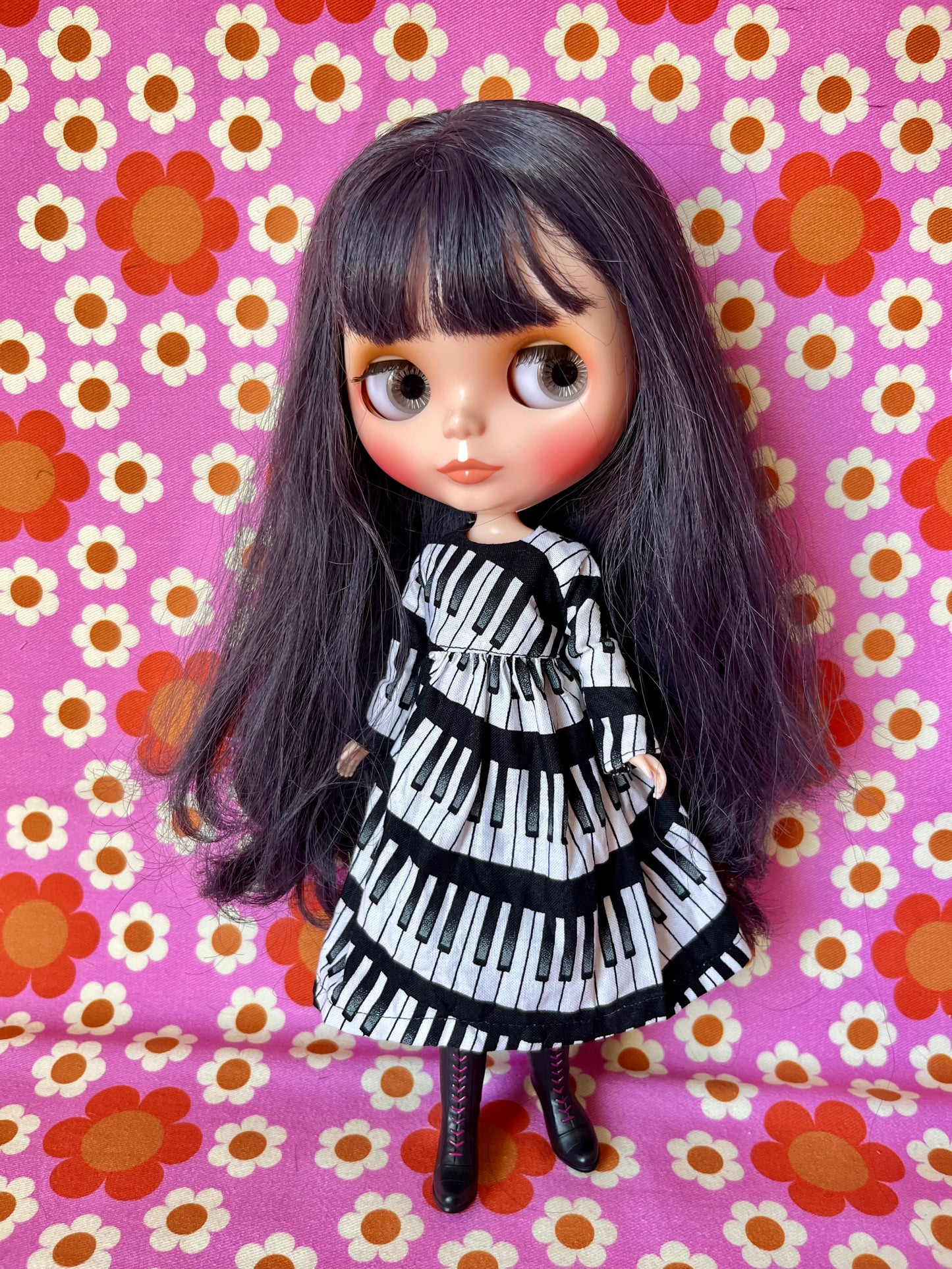 Sale Piano Print Dress