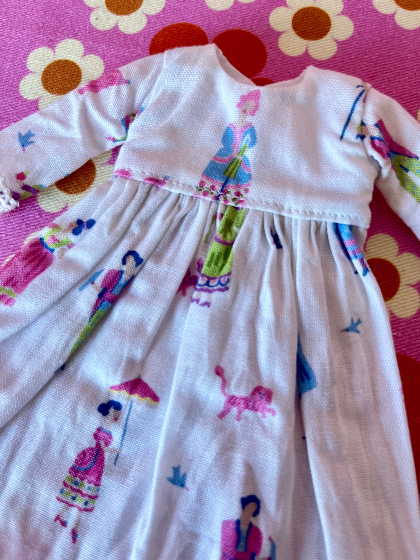 Sale Georgian Fashion Print Dress