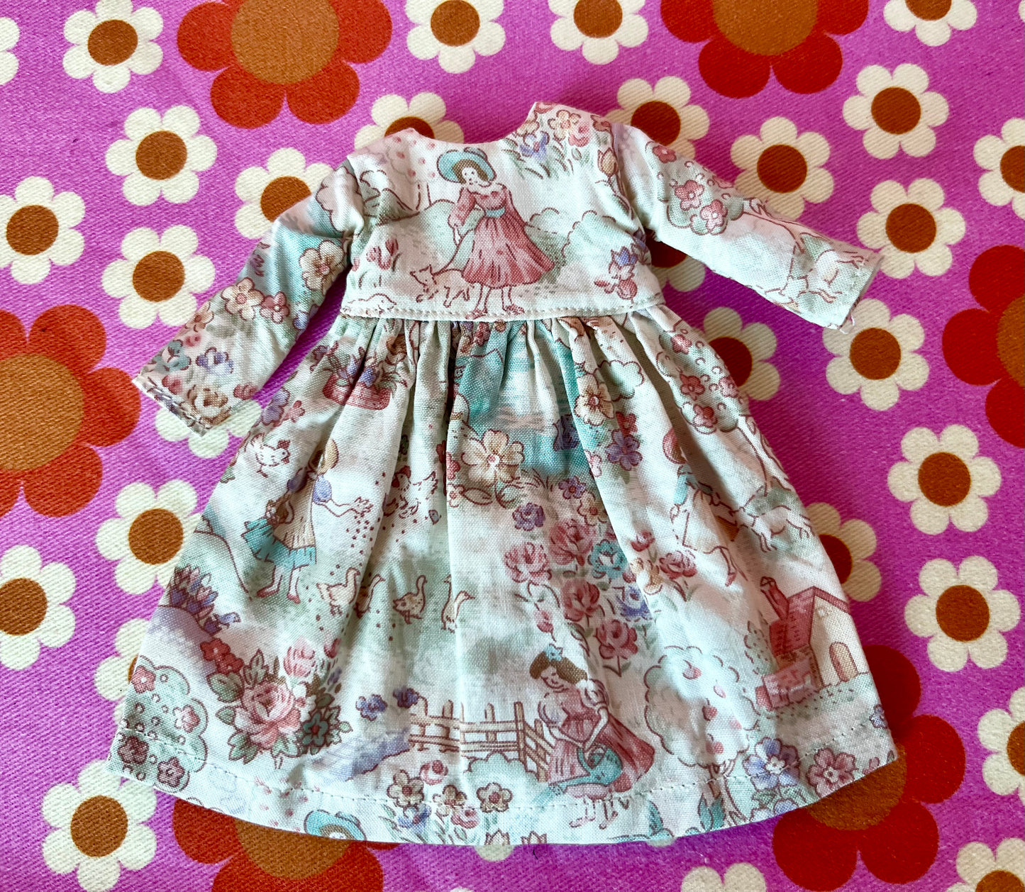 Countryside Landscape Dress for Blythe Doll