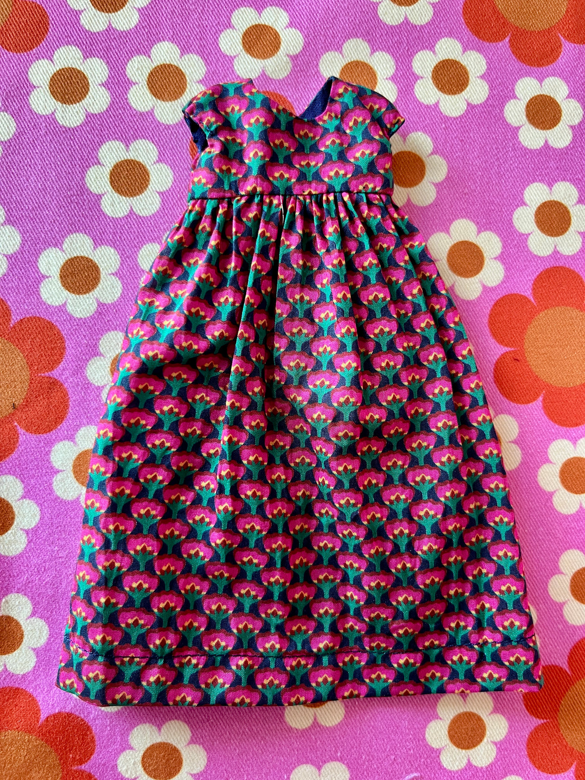 Goth Austen Liberty Regency Dress for Blythe Doll Ditsy Deco