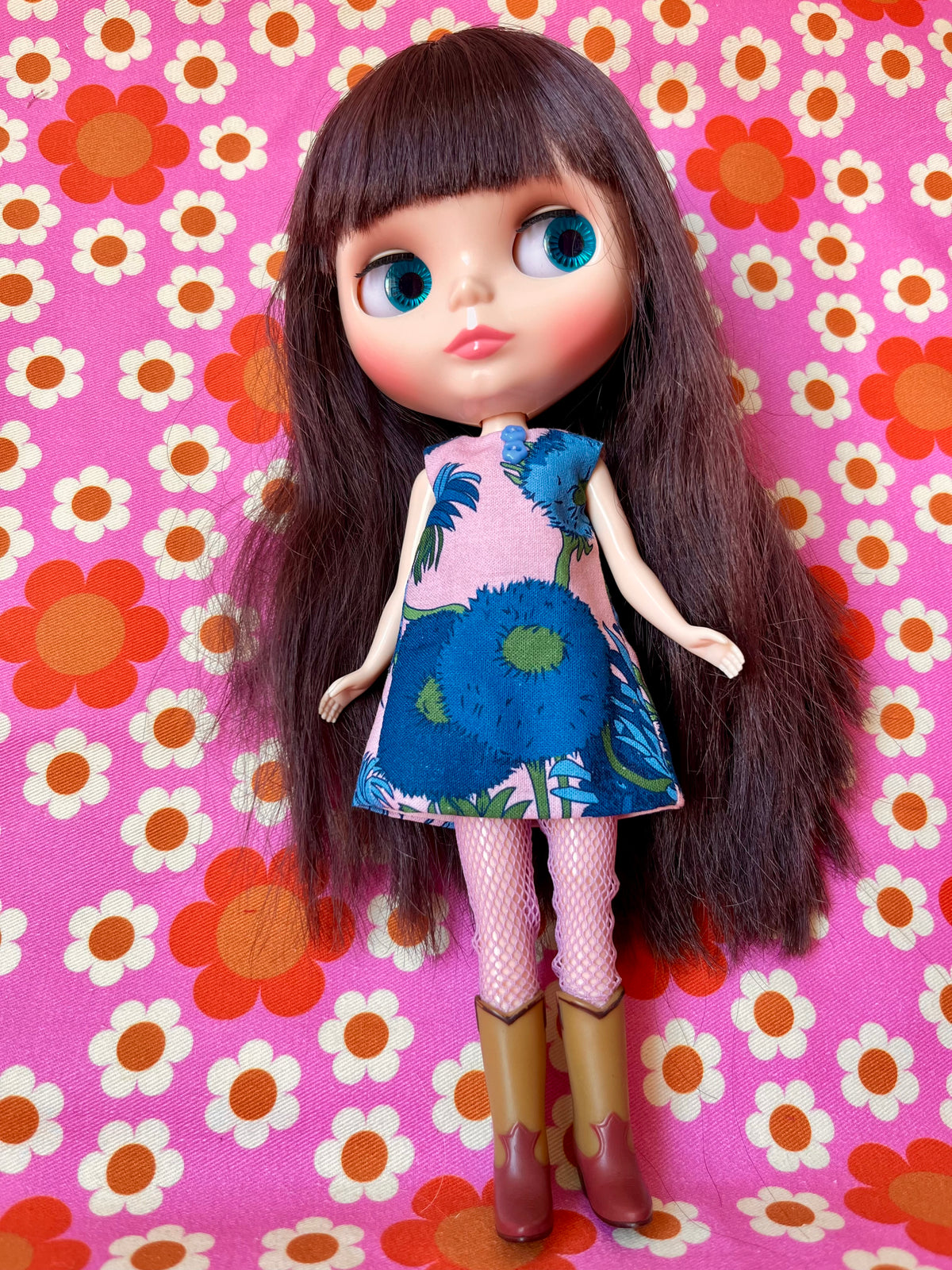 Van Gogh Sunflower Print Mod Cilla Shift dress