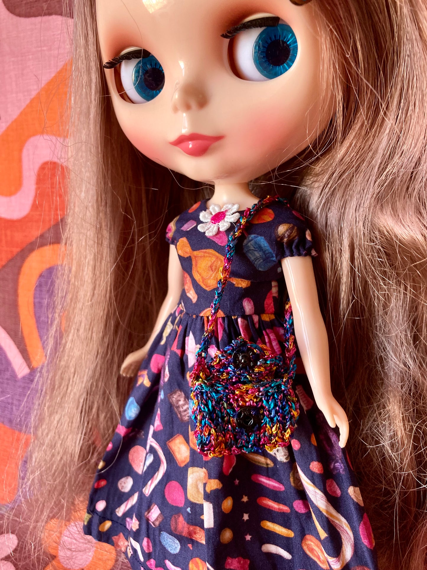 Love Blythe: Liberty Dress Glitter bag Surprise for Blythe Doll