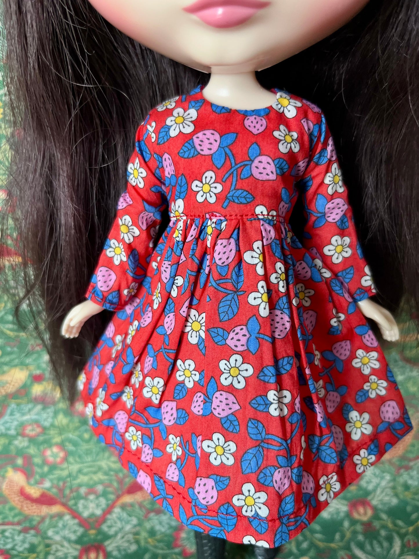 Liberty Long Sleeve Dress for Blythe Doll