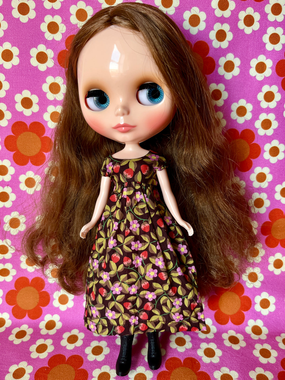 Goth Austen Liberty Regency Dress for Blythe Doll May Morris