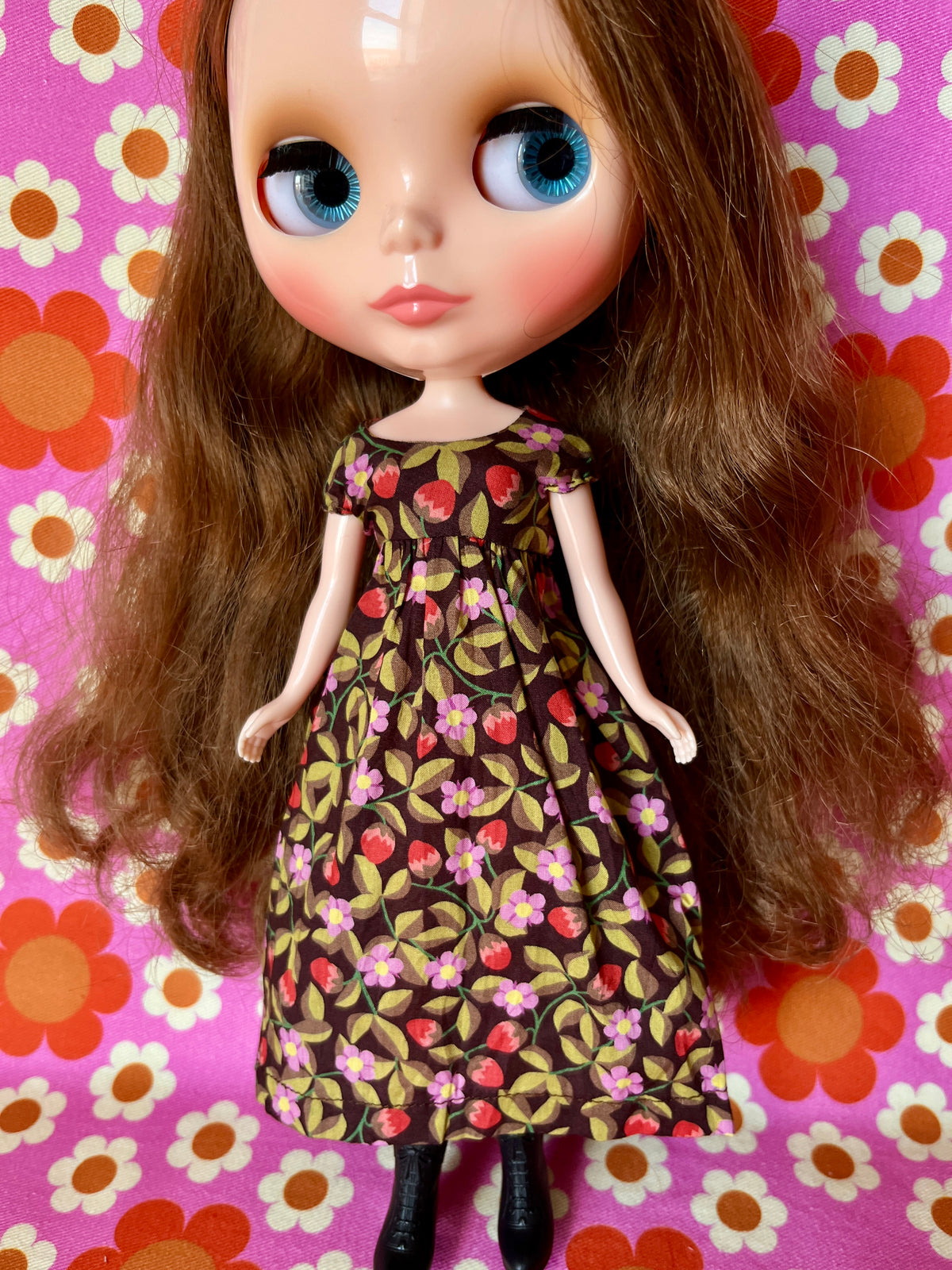 Goth Austen Liberty Regency Dress for Blythe Doll May Morris