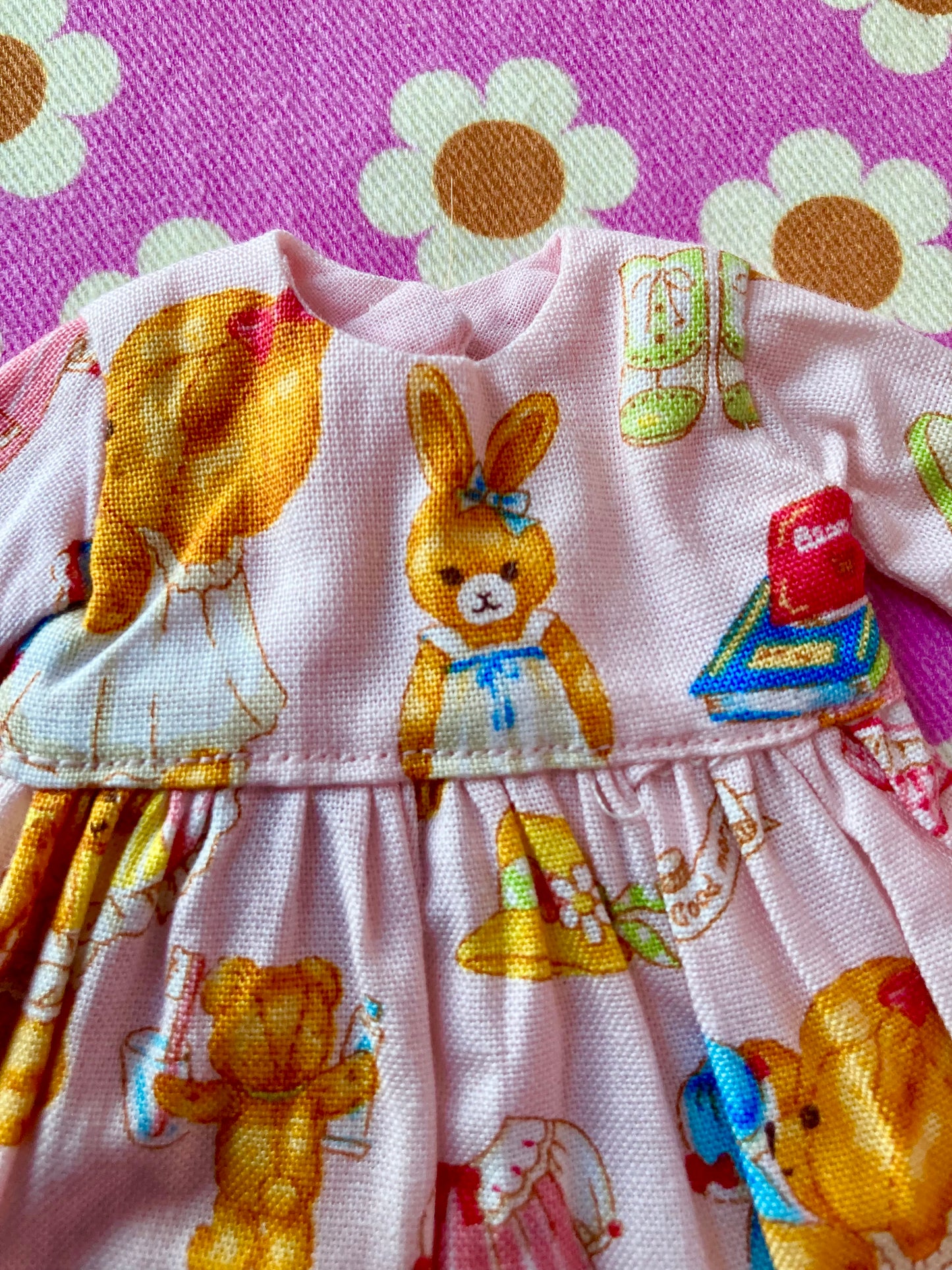 Pink Bunny Dress for Blythe Doll