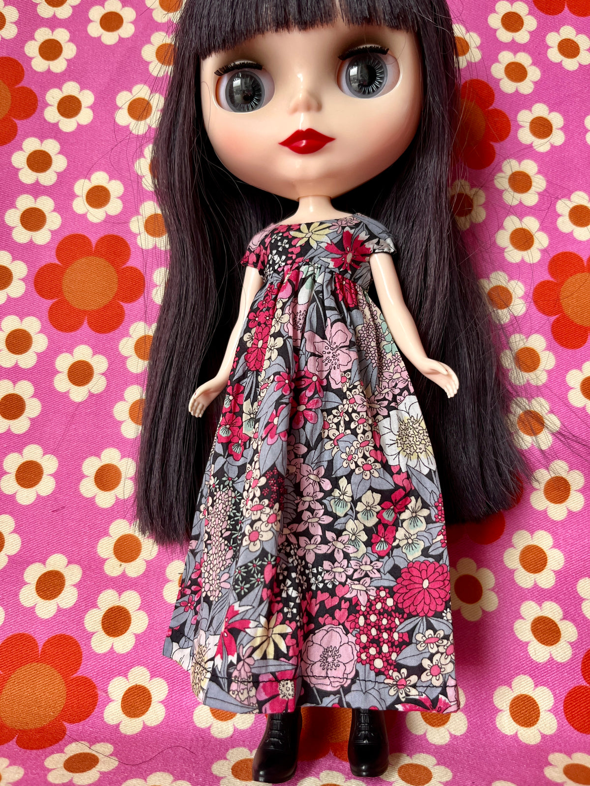 Goth Austen Liberty Regency Dress for Blythe Doll Ciara