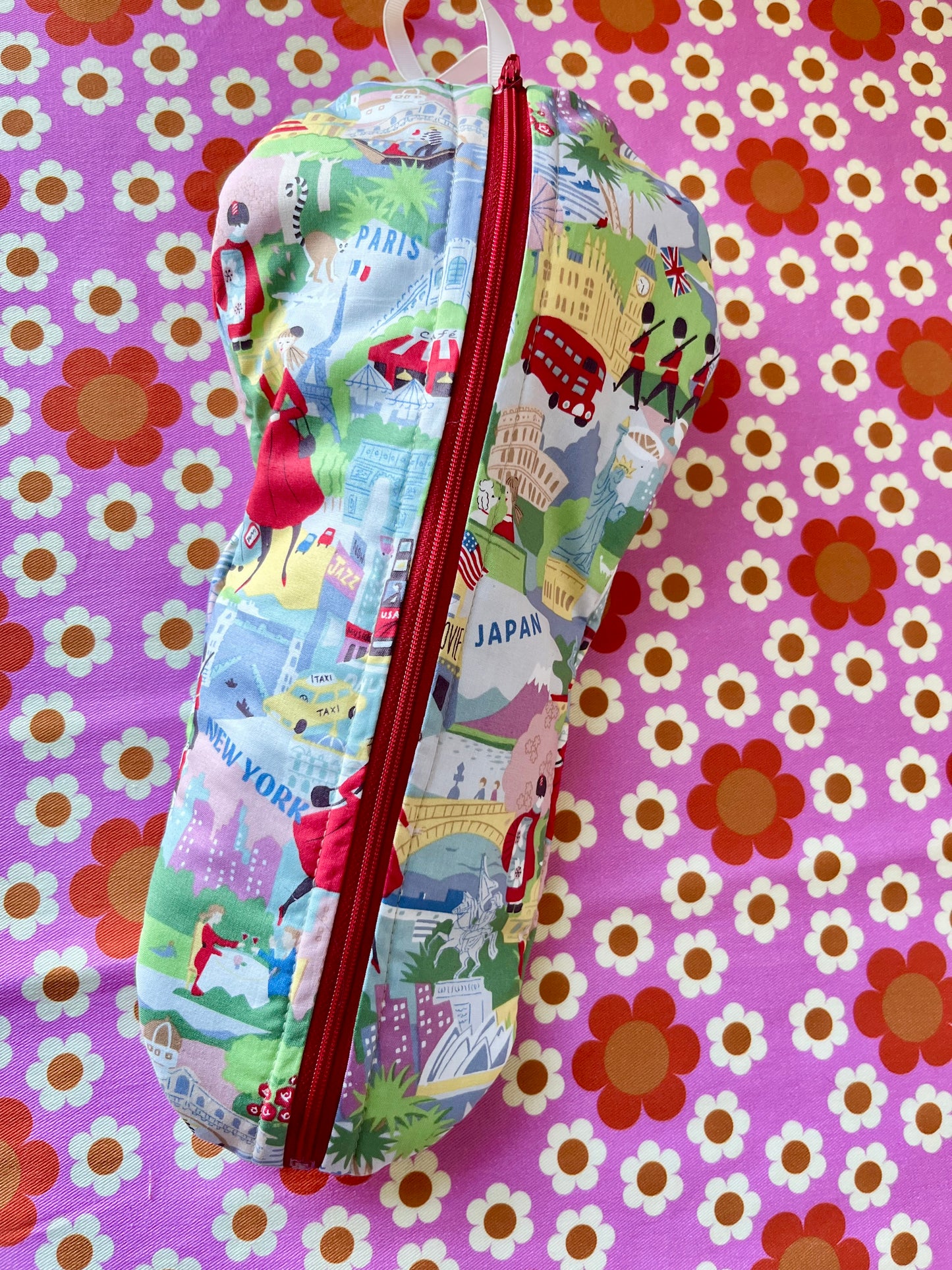 Travel Dress & Matching Carry Case for Neo-Blythe size Doll New York
