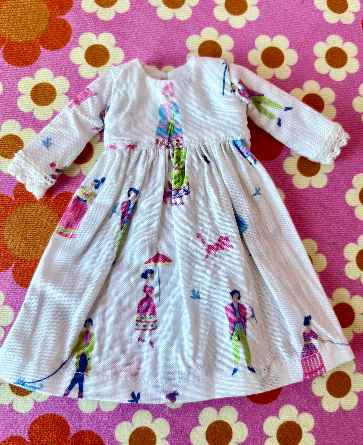 Sale Georgian Fashion Print Dress