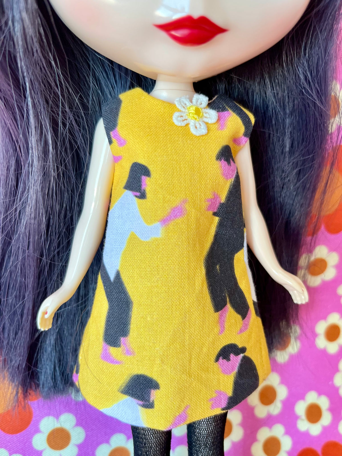 Pulp Fiction Print Mod Cilla Shift dress