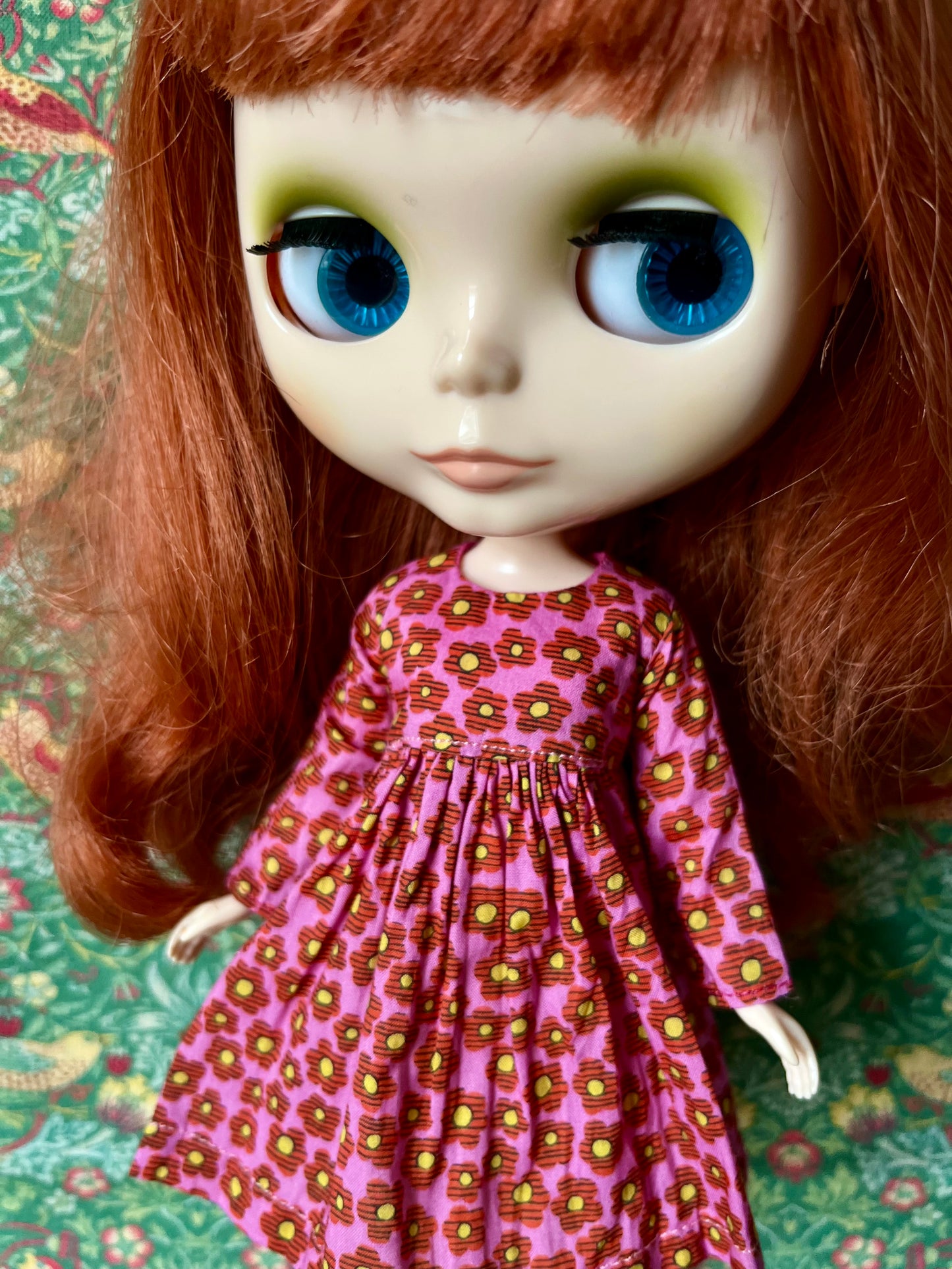 Liberty Long Sleeve Dress for Blythe Doll
