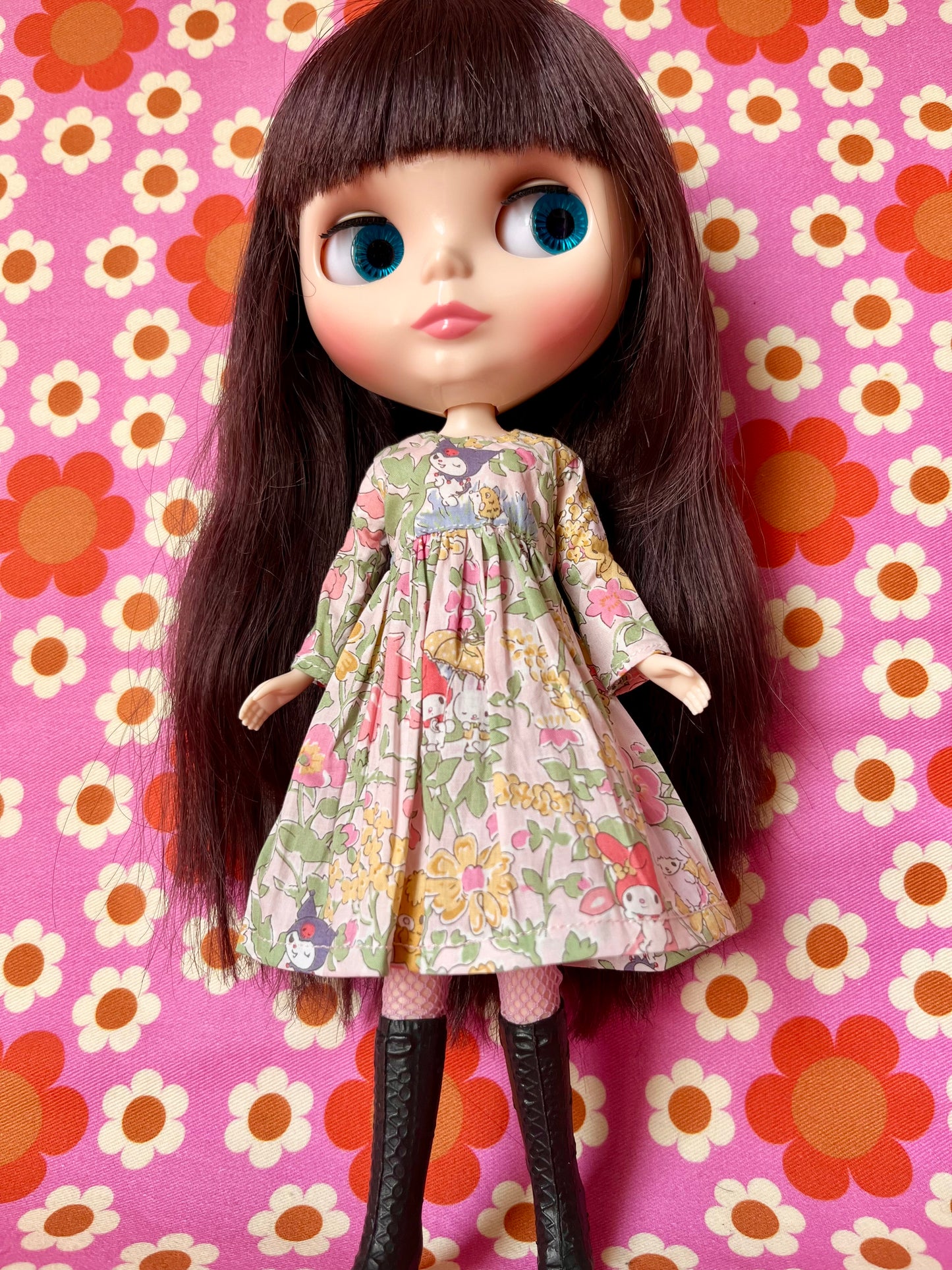 My Melody Kuromi Sanrio Liberty Limited Edition Dress for Blythe Doll