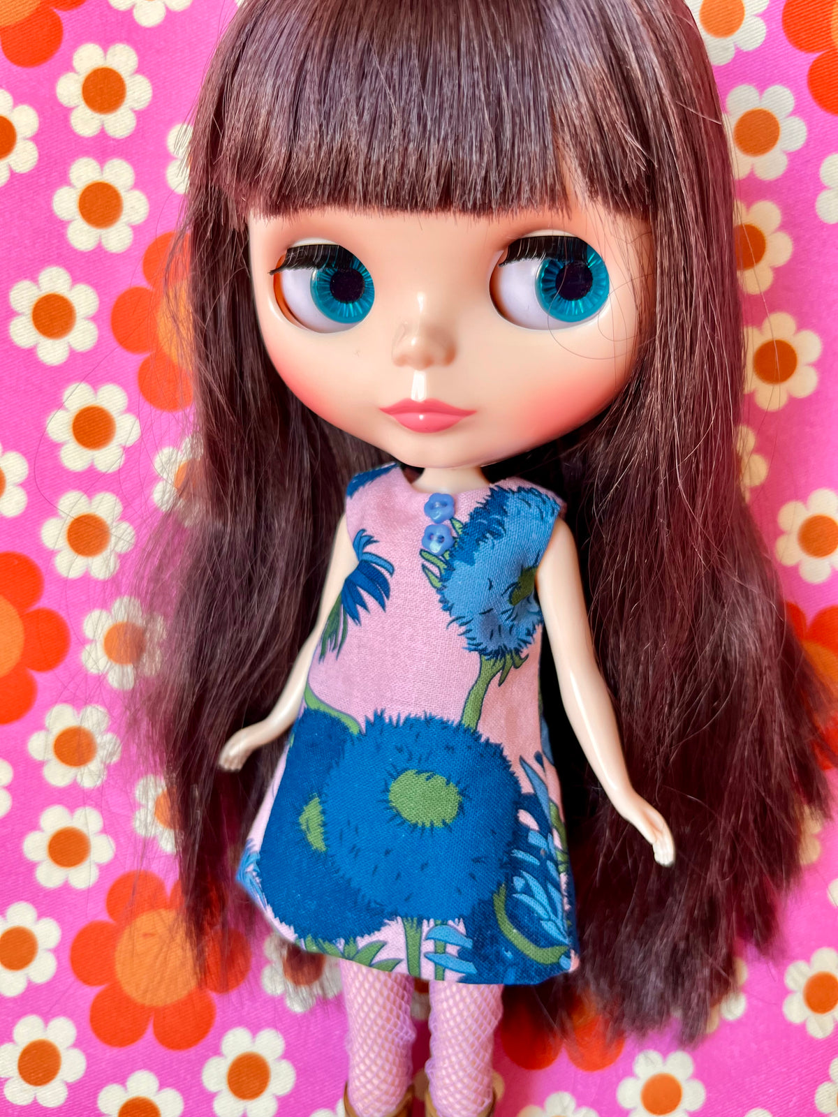 Van Gogh Sunflower Print Mod Cilla Shift dress