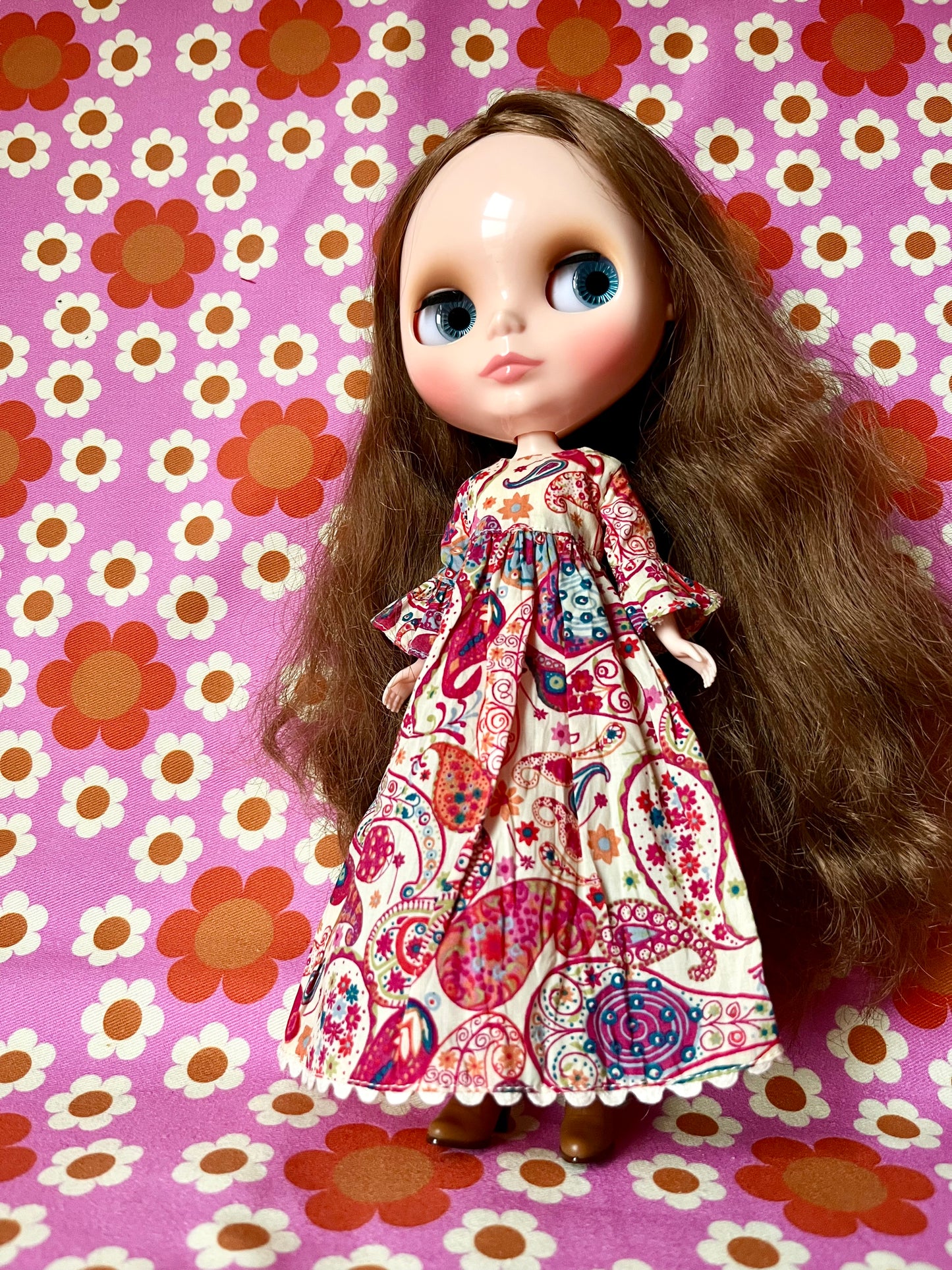 Liberty Pink Paisley Psychedelic Dress