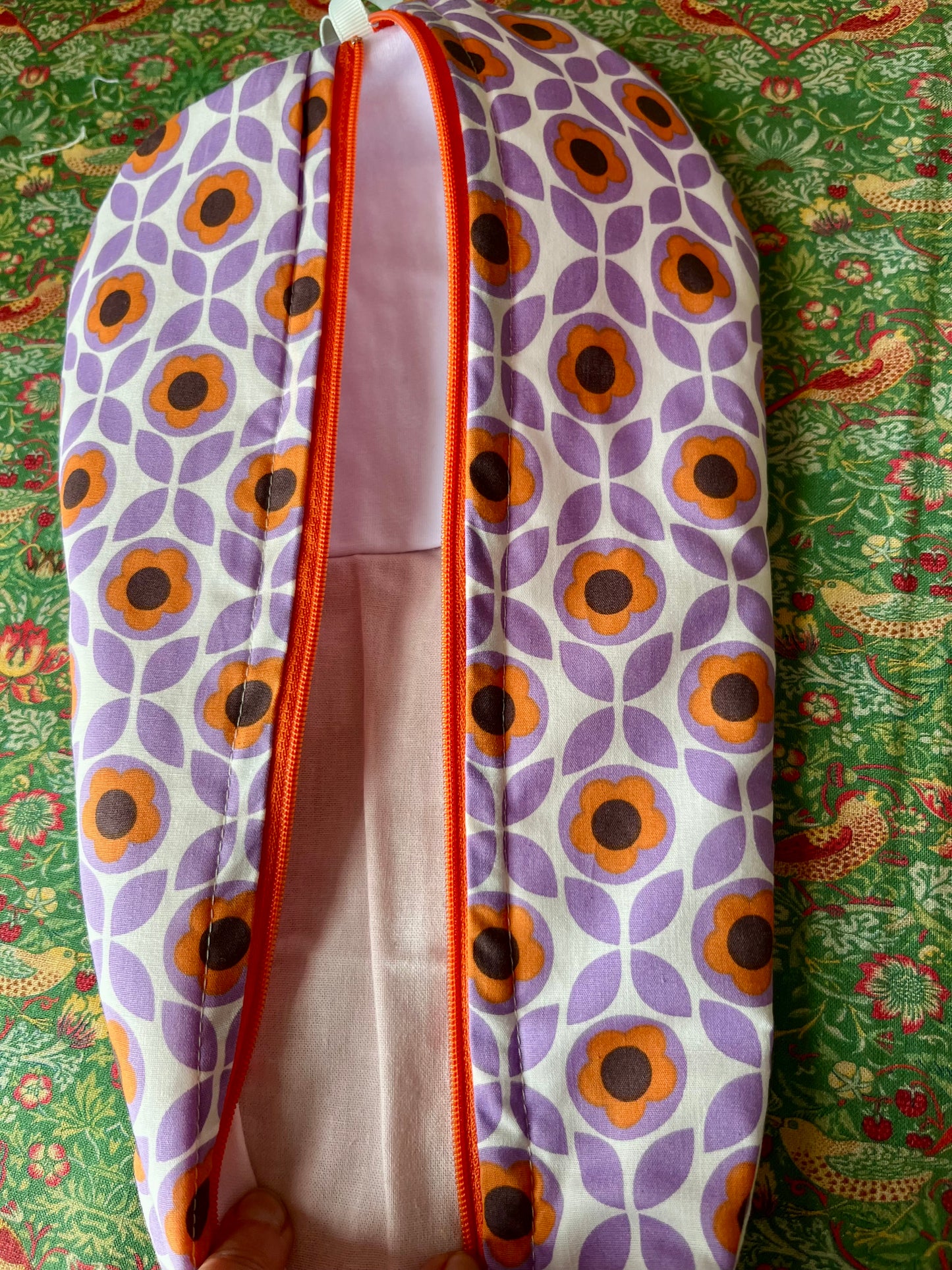 Vintage Retro Print  fabric Blythe Doll Cary Case Neo-Blythe size