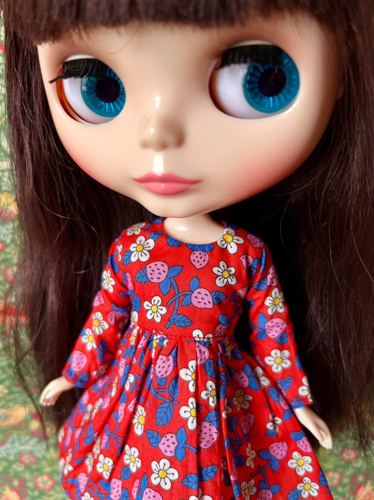 Liberty Long Sleeve Dress for Blythe Doll