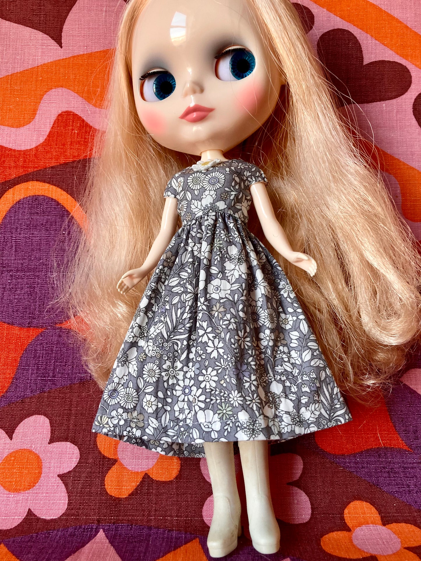 Love Blythe: Liberty Dress Glitter bag Surprise for Blythe Doll