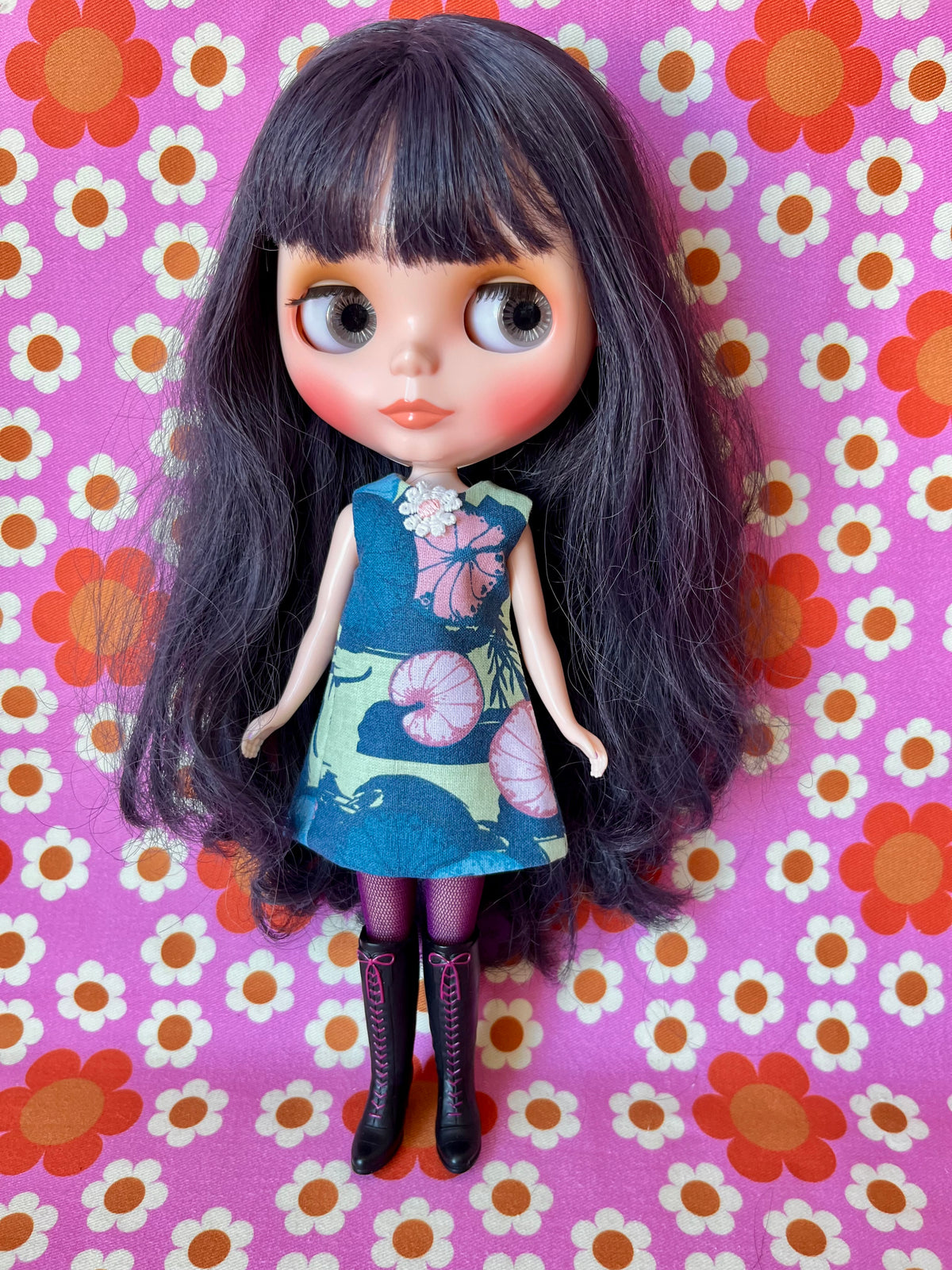 Monet Water lily Print Mod Cilla Shift dress