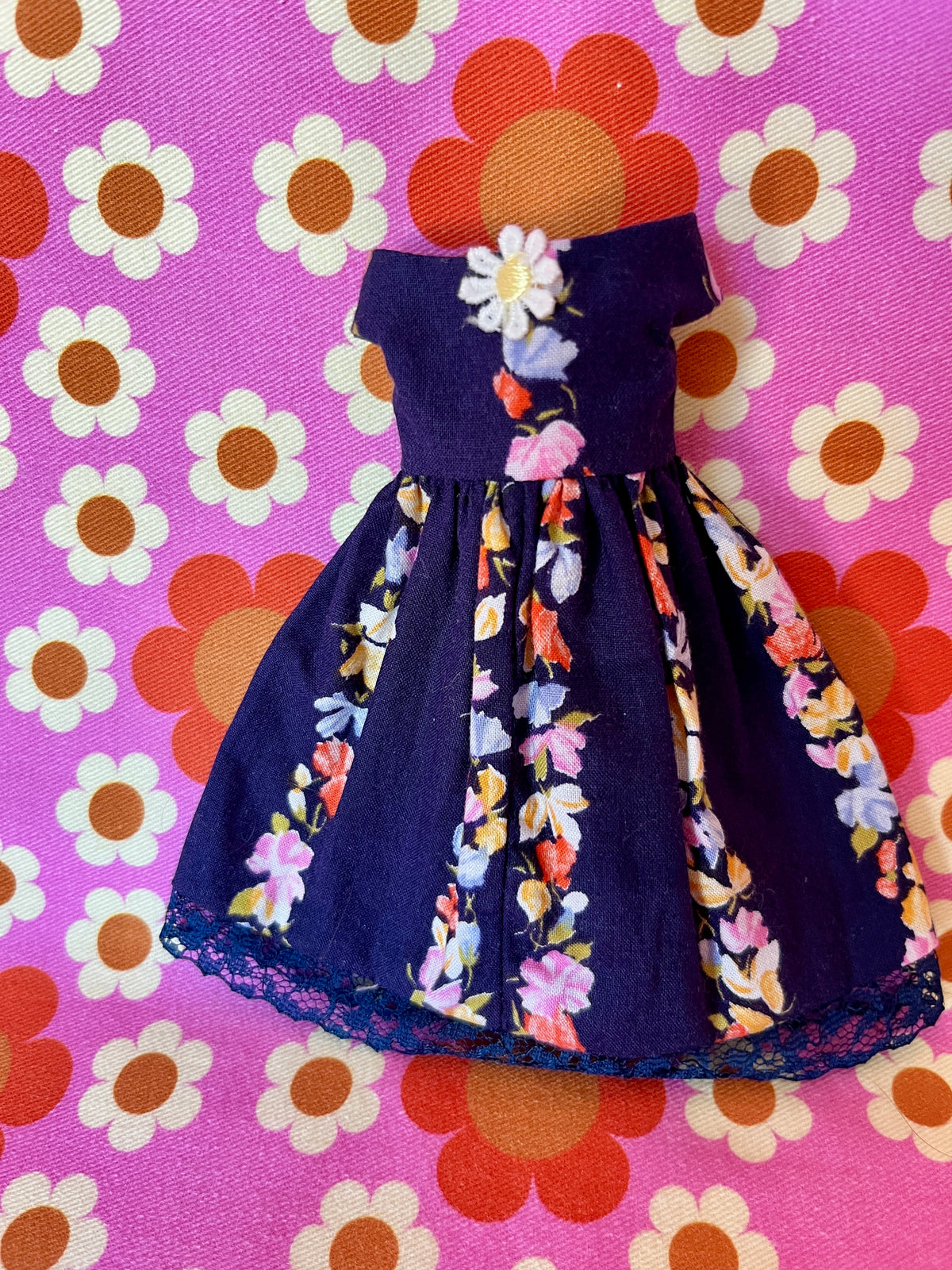 Horrockses Vintage Fabric Dress for Blythe Doll