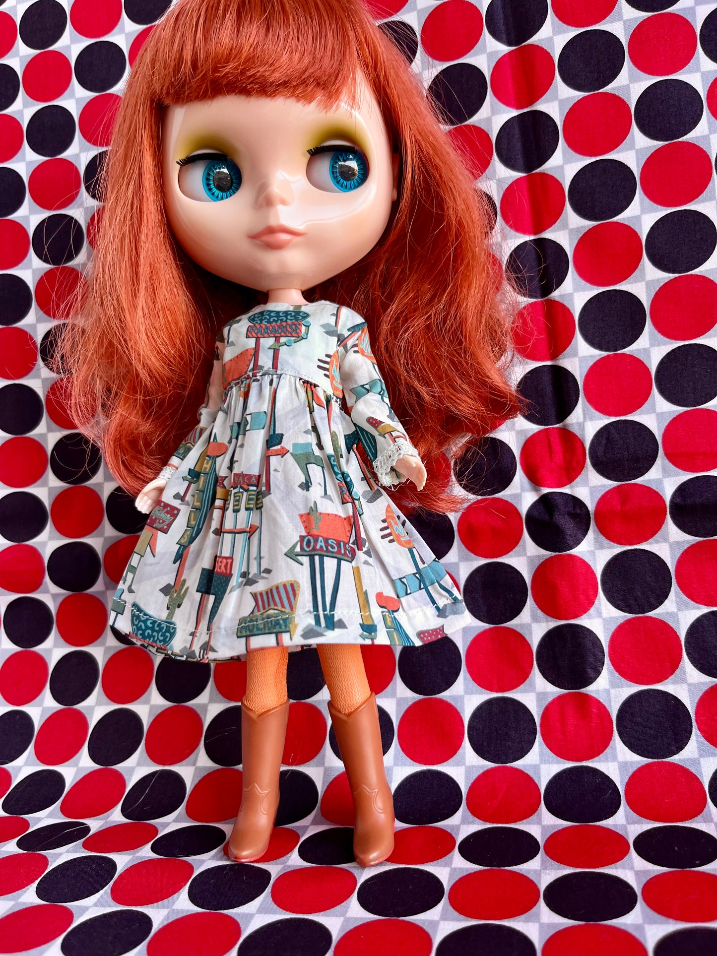 Liberty Sale Dress for Blythe Doll