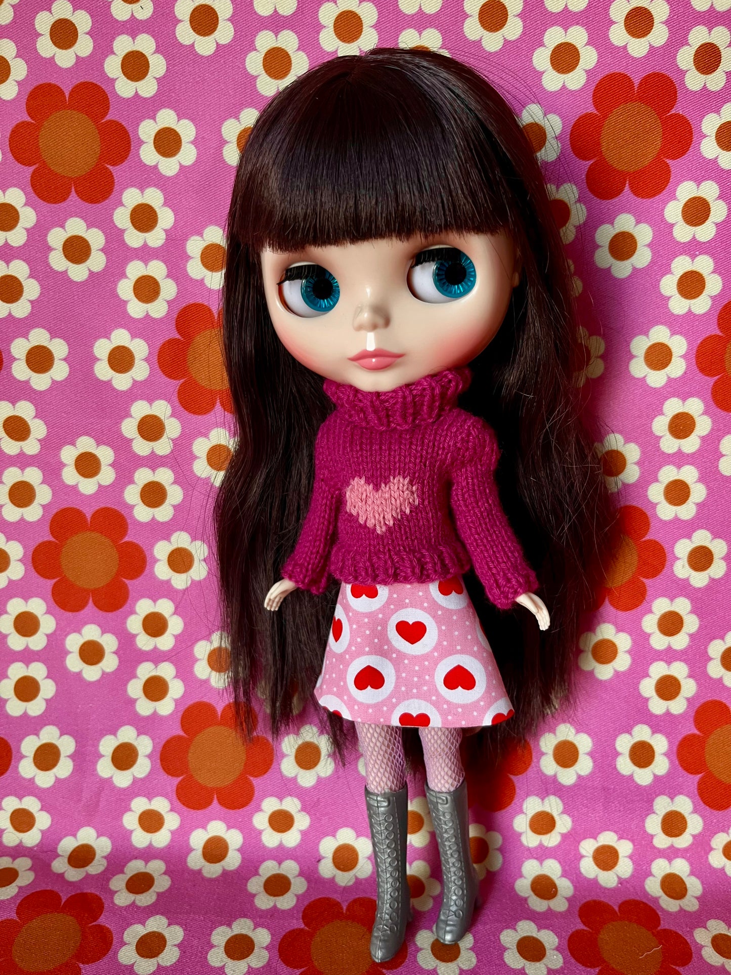 Valentine Heart Sweater & Skirt set