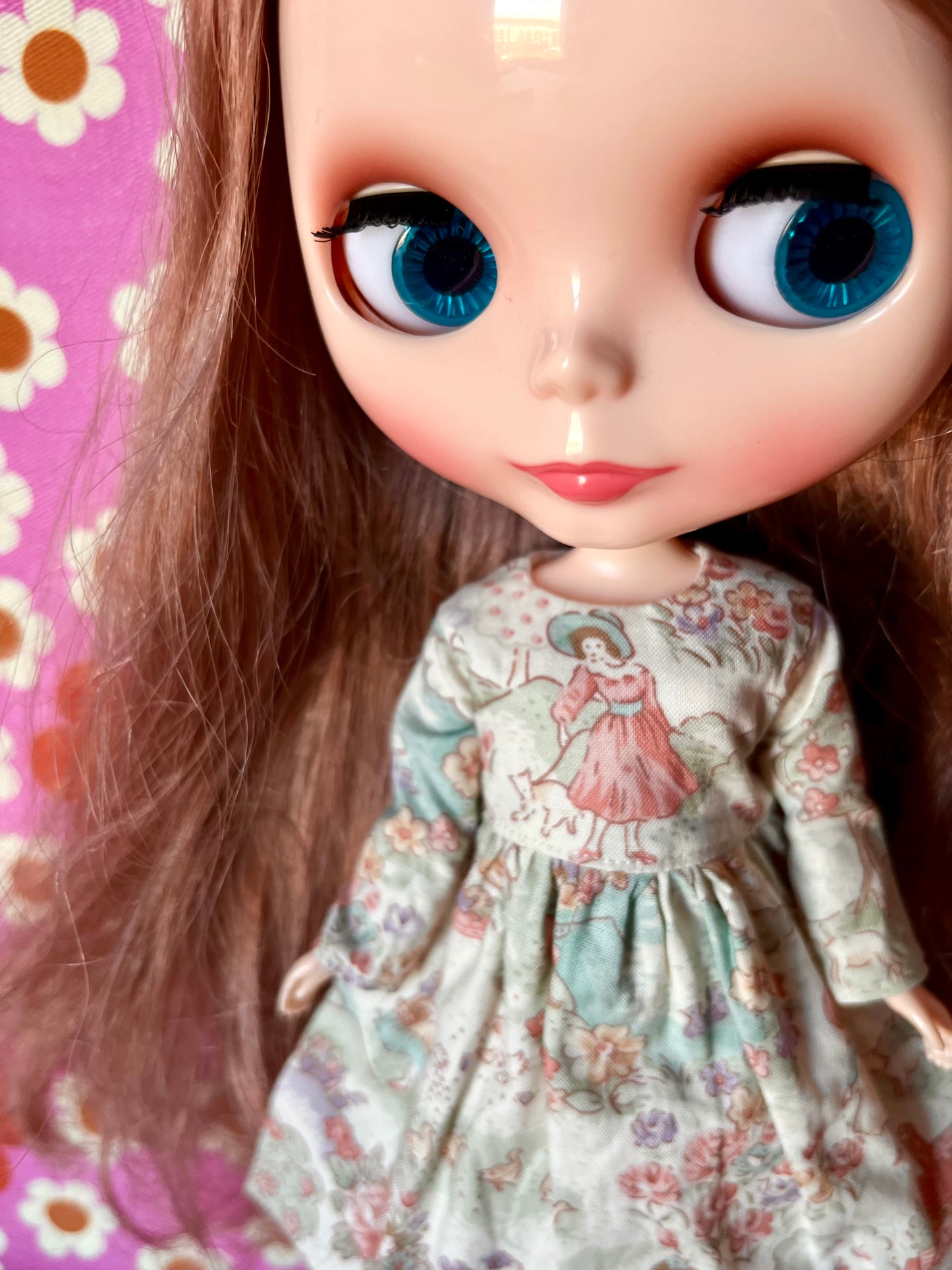 Countryside Landscape Dress for Blythe Doll