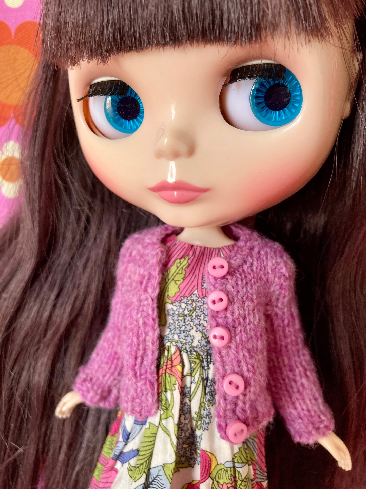 Knitted Cardigan for Blythe Doll