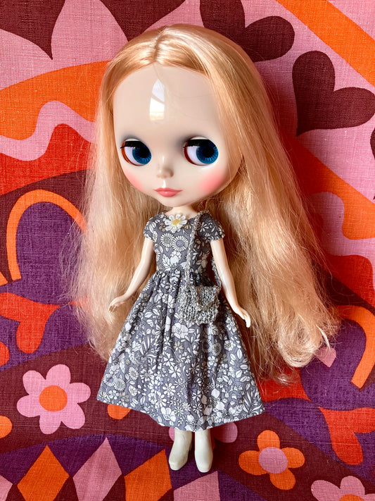 Love Blythe: Liberty Dress Glitter bag Surprise for Blythe Doll