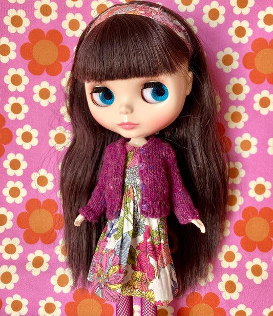 Knitted Cardigan for Blythe Doll