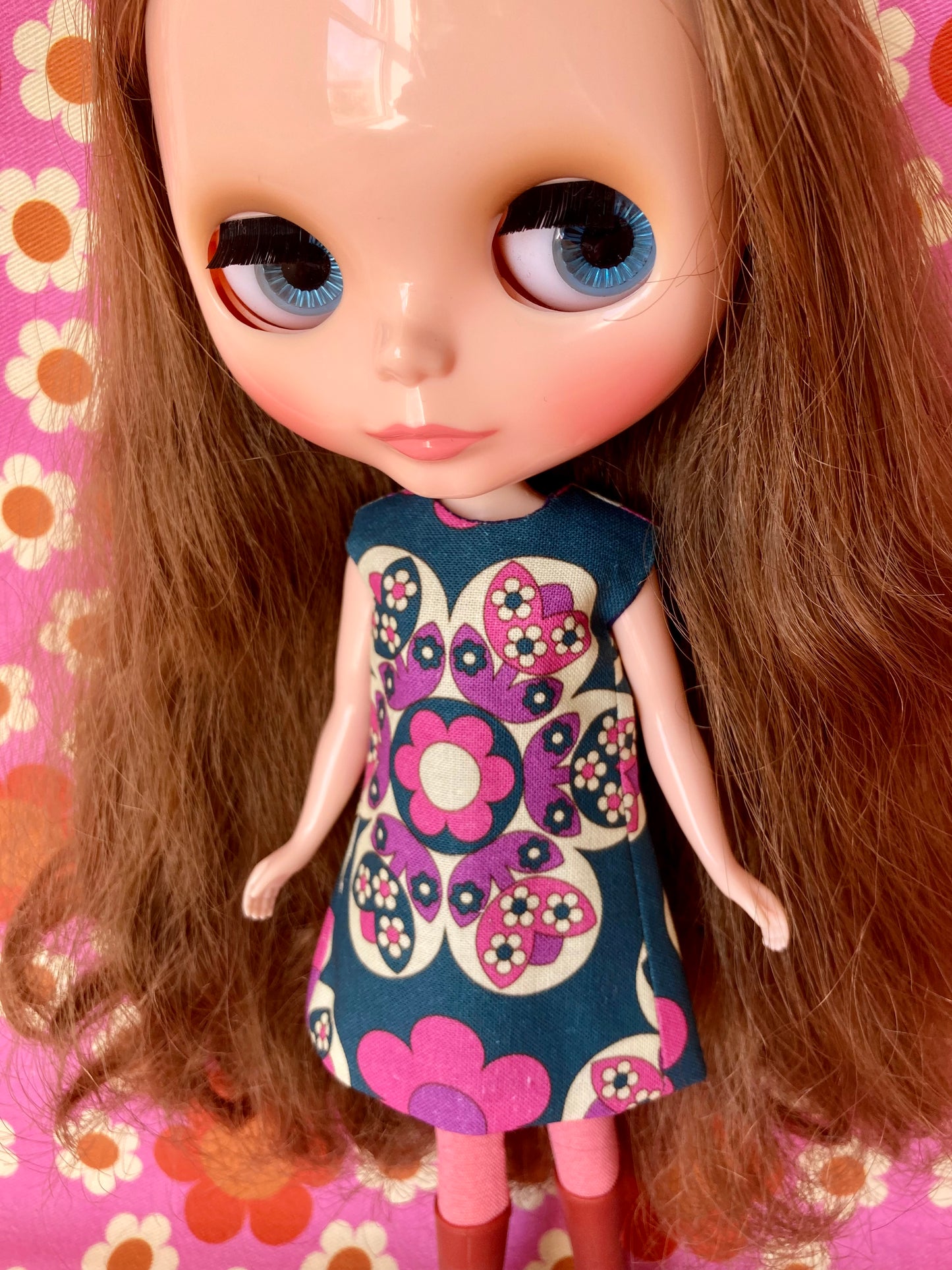 Alice Apple Mod Shift dress