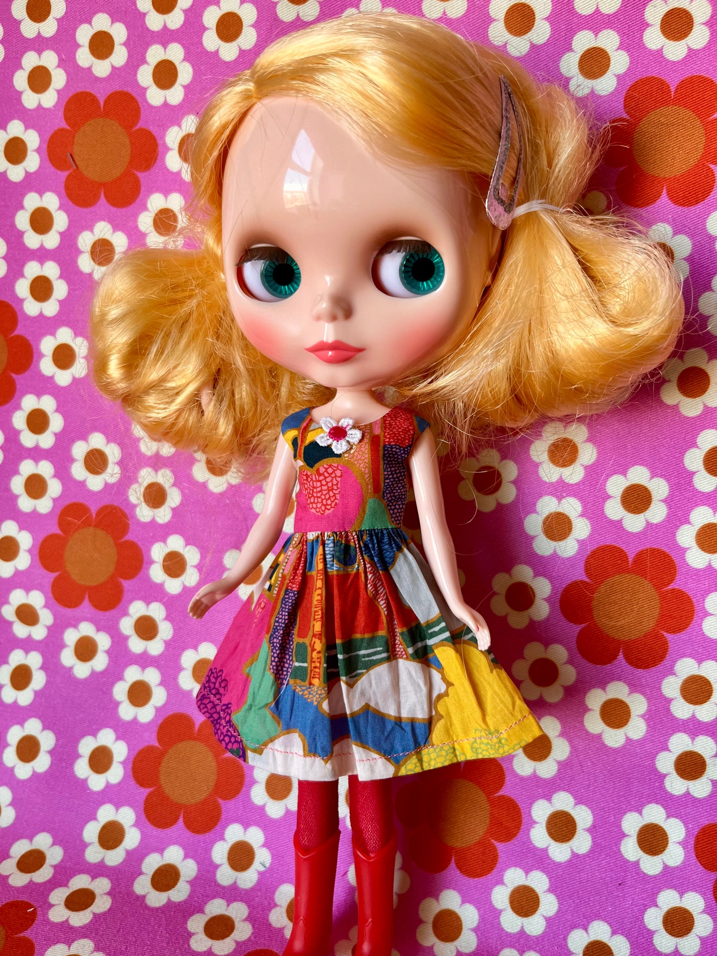 Liberty Landscape Summer Simple Sleeveless Dress for Blythe