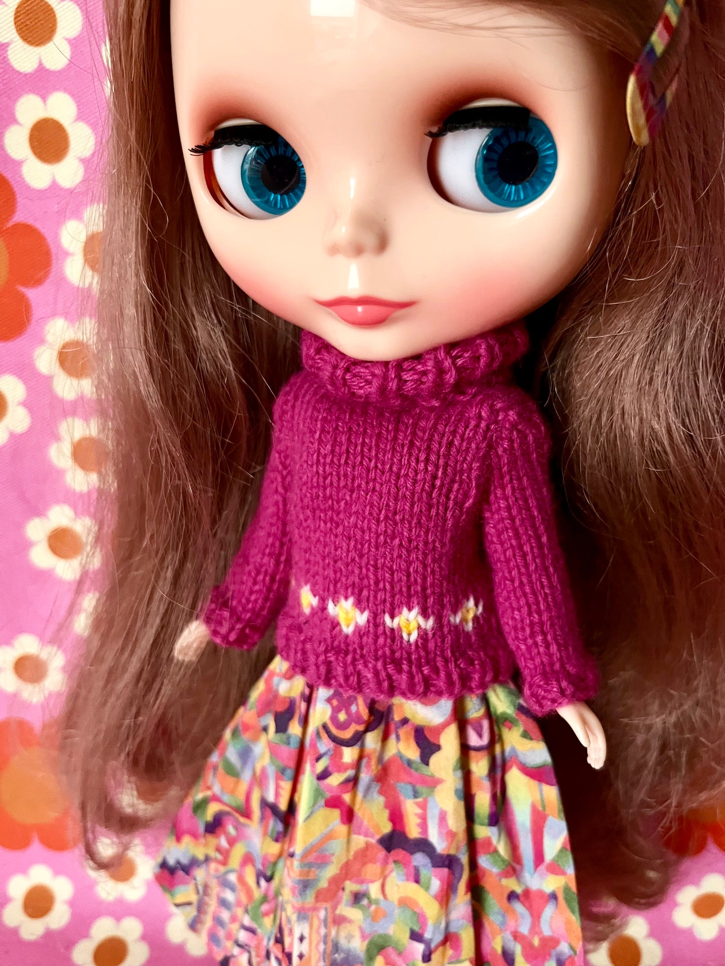 Liberty Dress & Daisy Sweater Set Valentine Edition