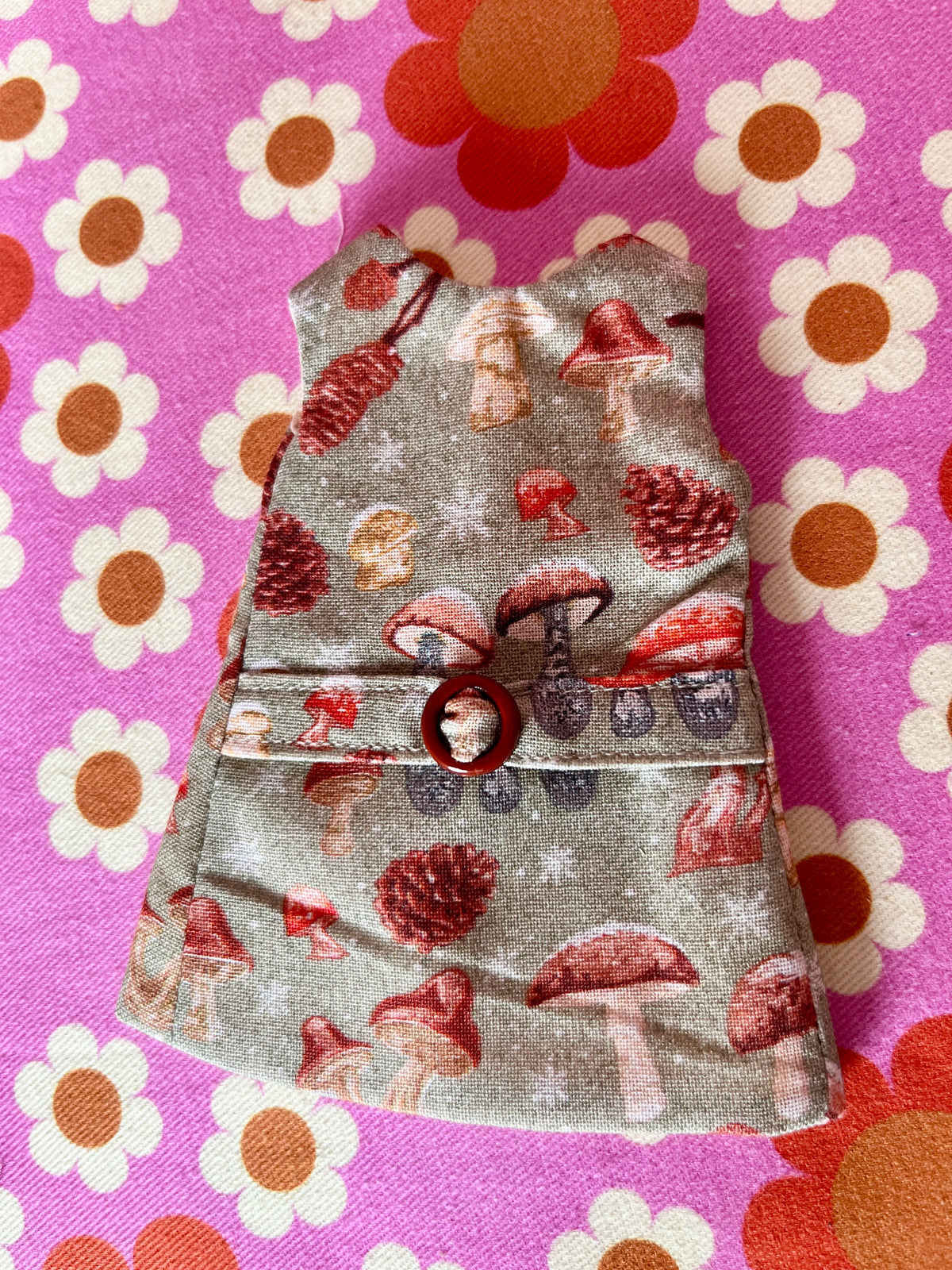 Woodland Mushroom Mod Cilla Shift dress