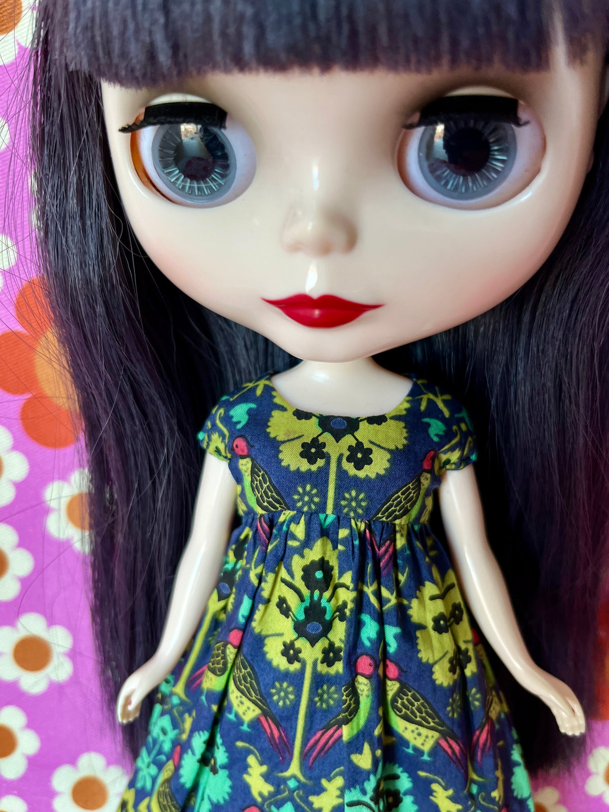 Goth Austen Liberty Regency Dress for Blythe Doll Partridge