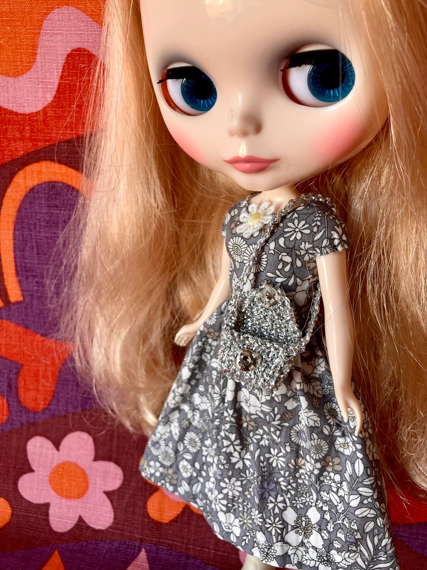 Love Blythe: Liberty Dress Glitter bag Surprise for Blythe Doll
