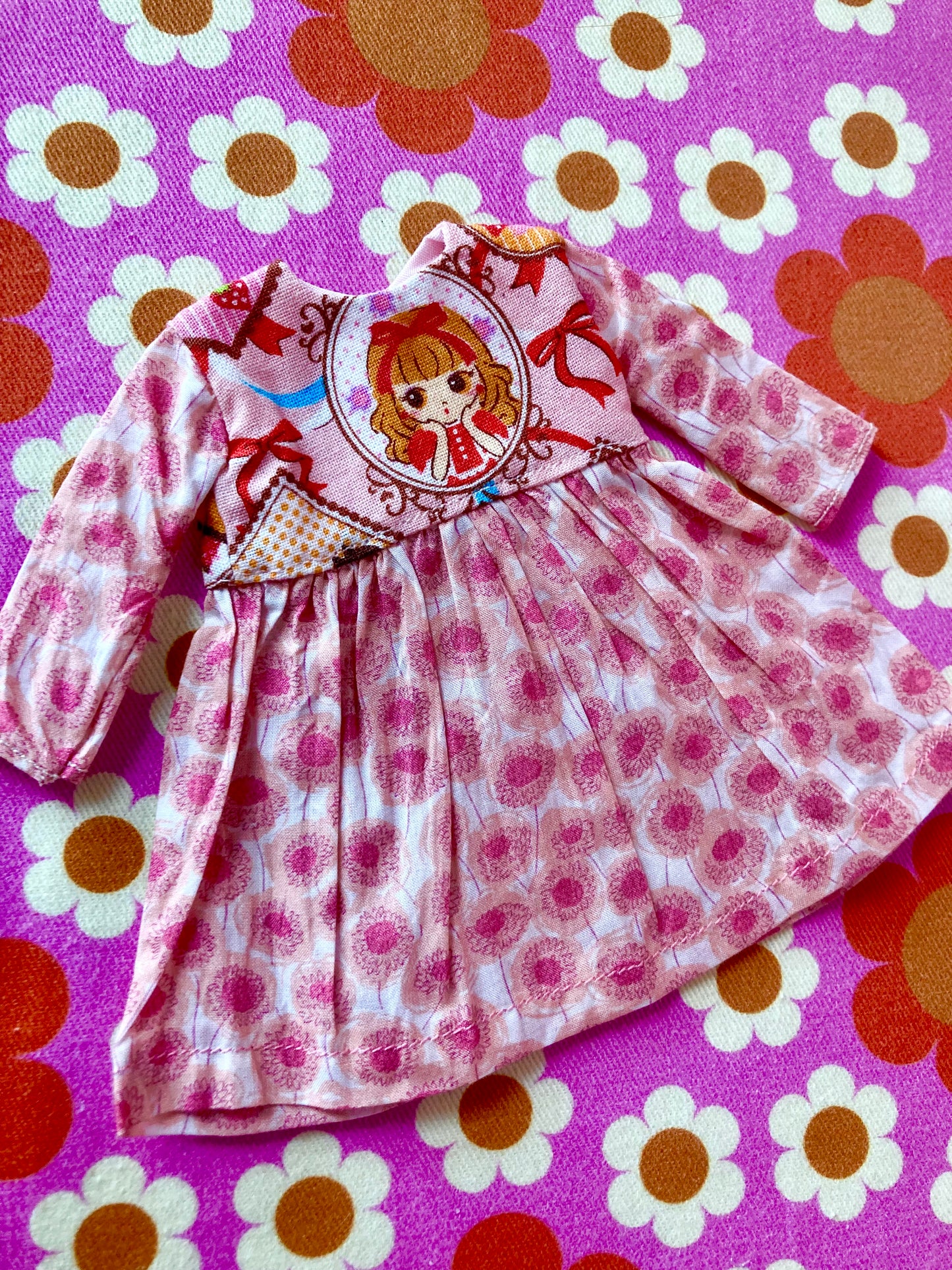 Doll Face Summer Sale Long Sleeve dress for Blythe Doll