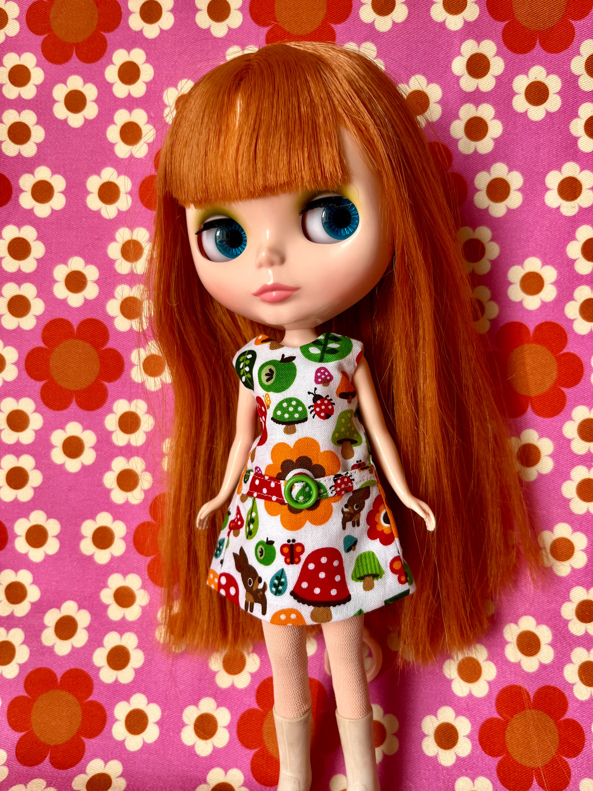 Cute Mushroom Mod Cilla Shift dress