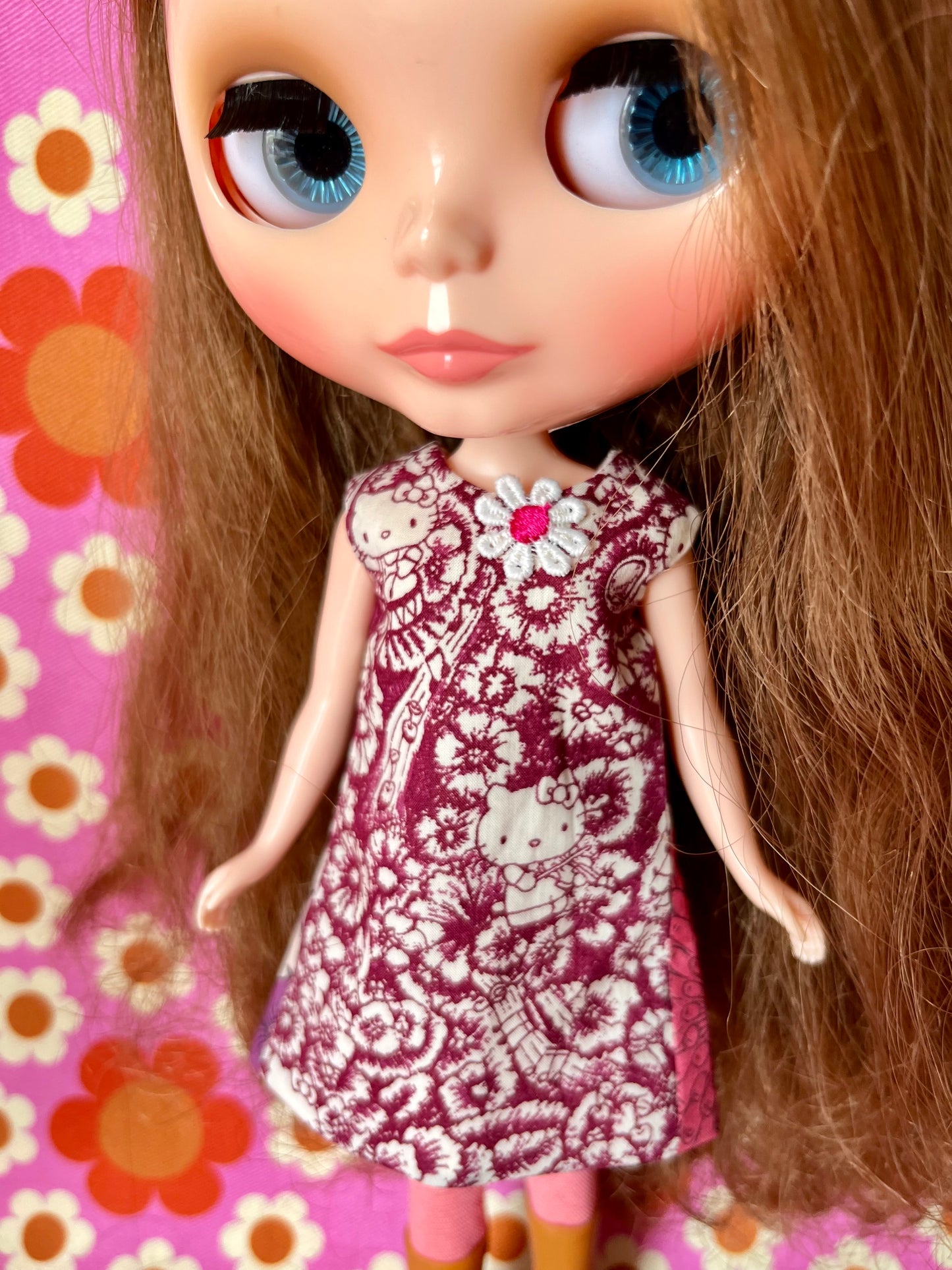 Hello Kitty Liberty Limited Edition Shift Dress & Cardigan for Blythe Doll
