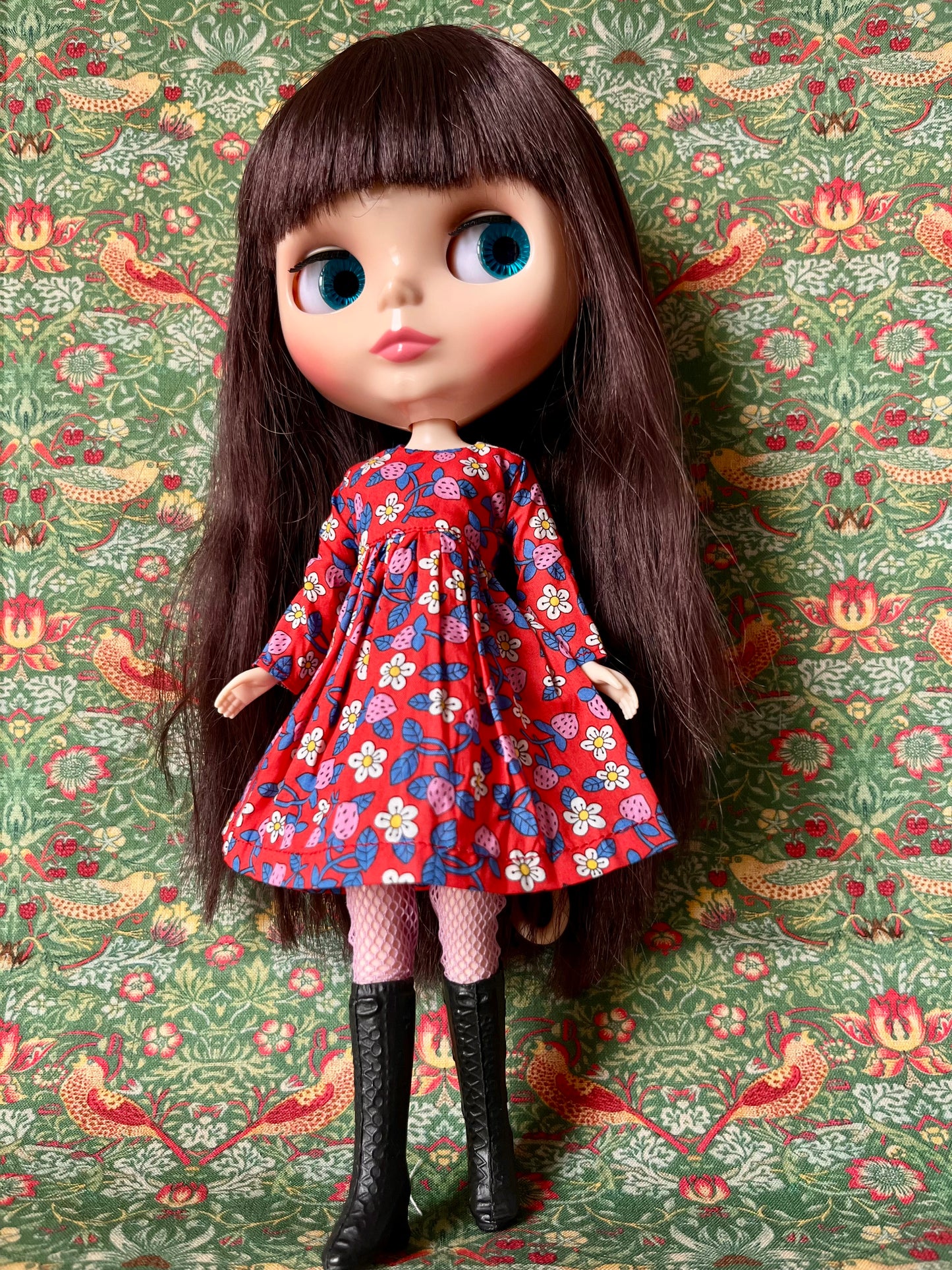 Liberty Long Sleeve Dress for Blythe Doll