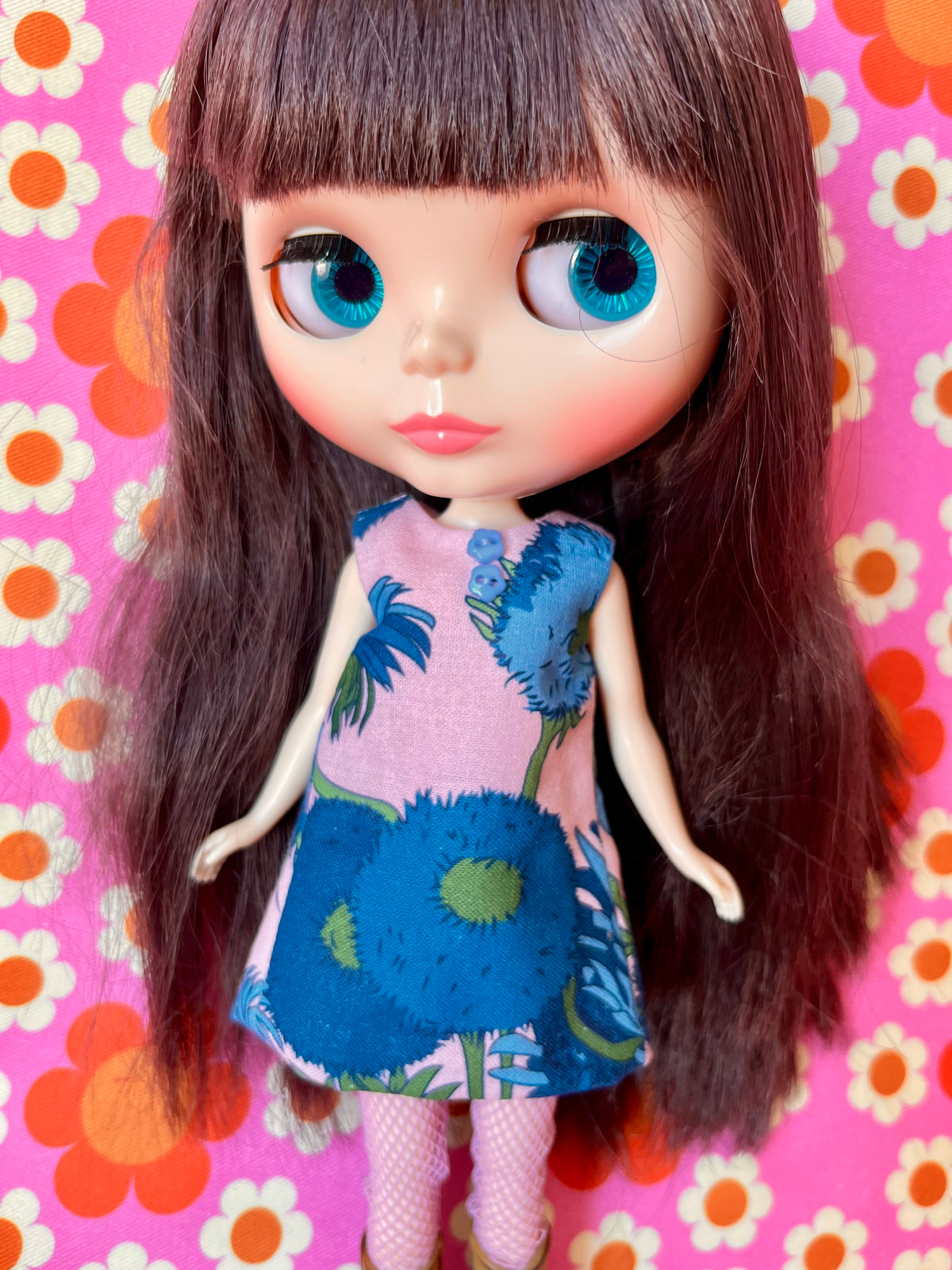 Van Gogh Sunflower Print Mod Cilla Shift dress