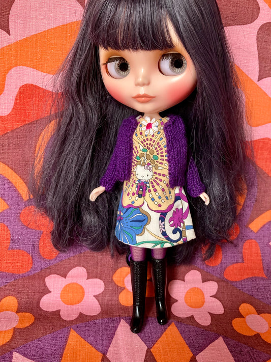 Love Blythe: Hello Kitty Liberty Limited Edition Shift Dress & Cardigan for Blythe Doll
