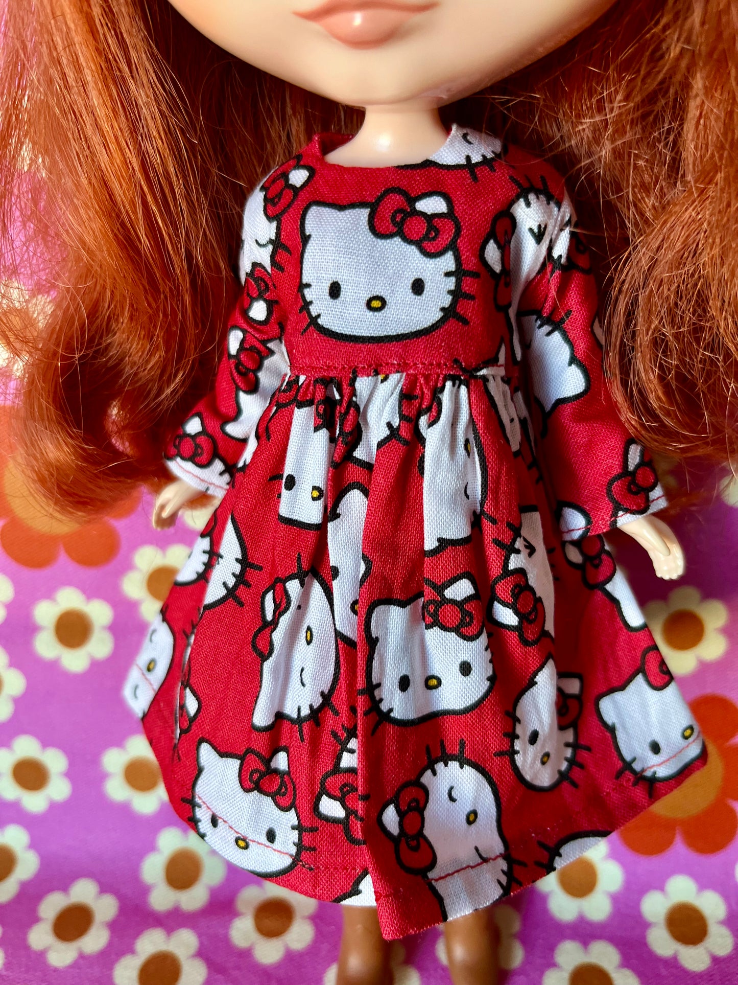 Last Chance Hello Kitty Dress for Blythe Doll