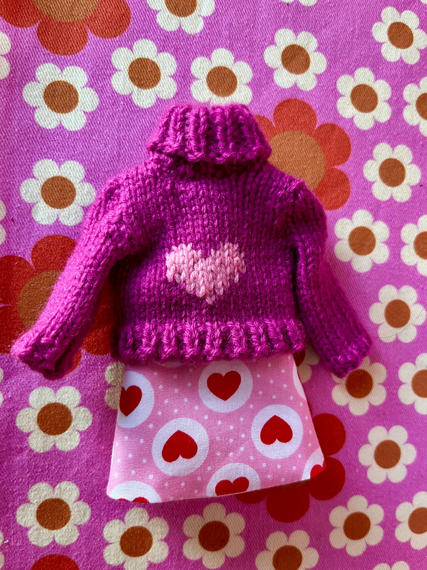 Valentine Heart Sweater & Skirt set