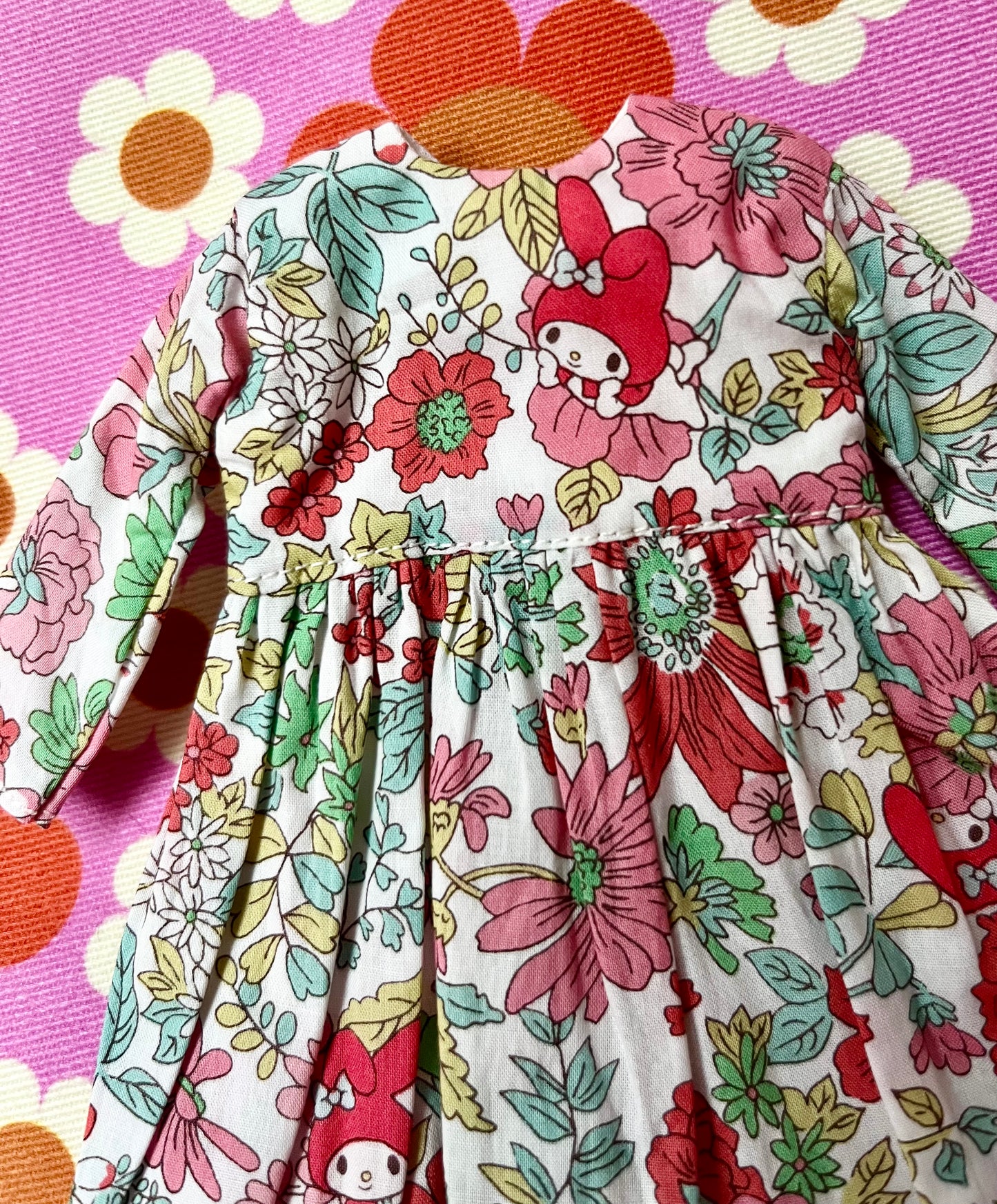 Red My Melody Sanrio Liberty Limited Edition Dress for Blythe Doll