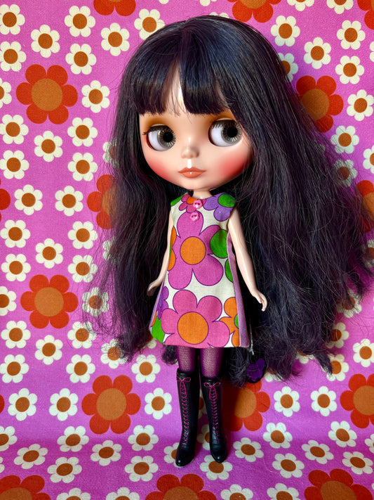 Last Chance Alice Apple Shift Dress for Blythe Doll