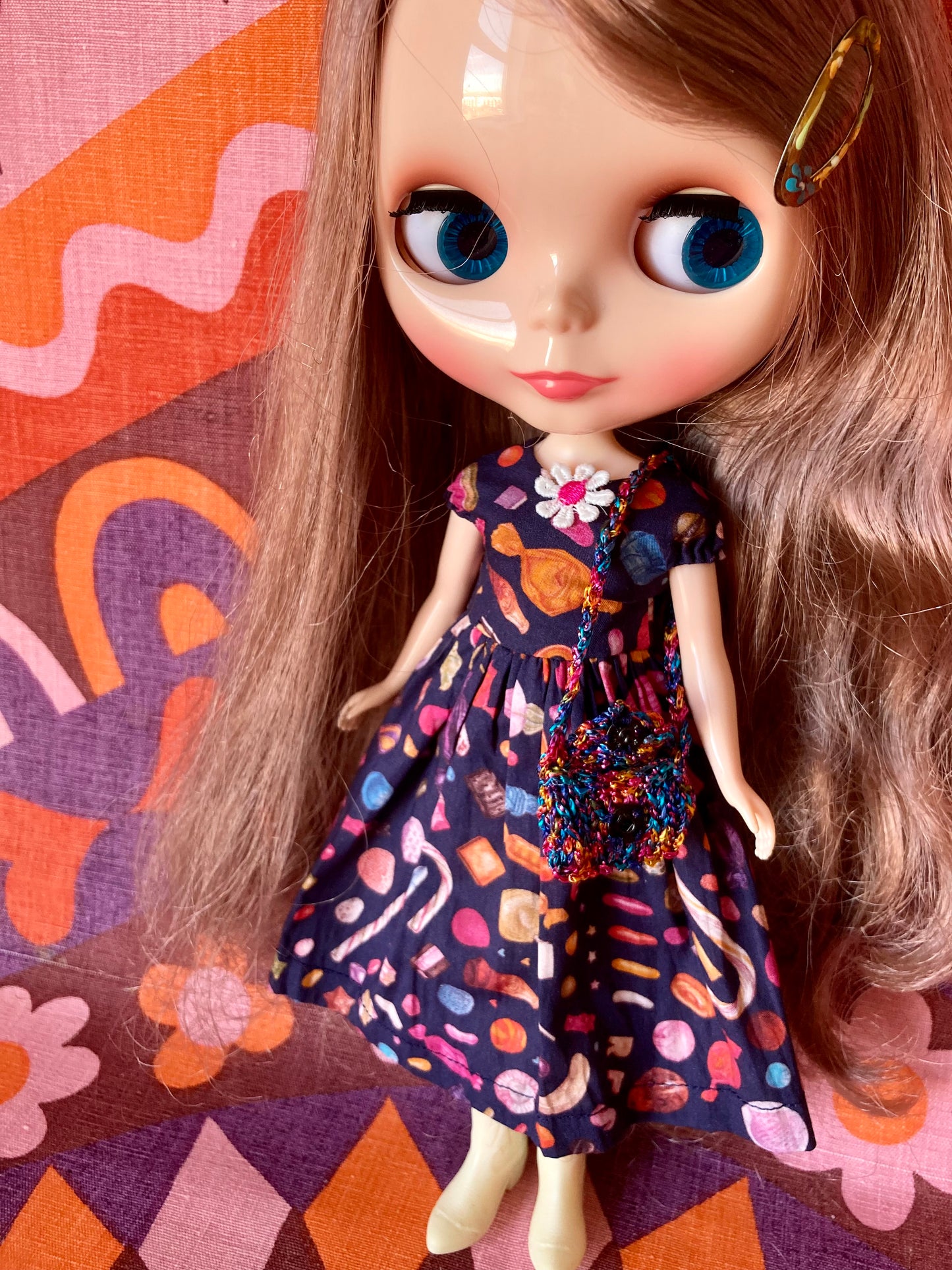 Love Blythe: Liberty Dress Glitter bag Surprise for Blythe Doll