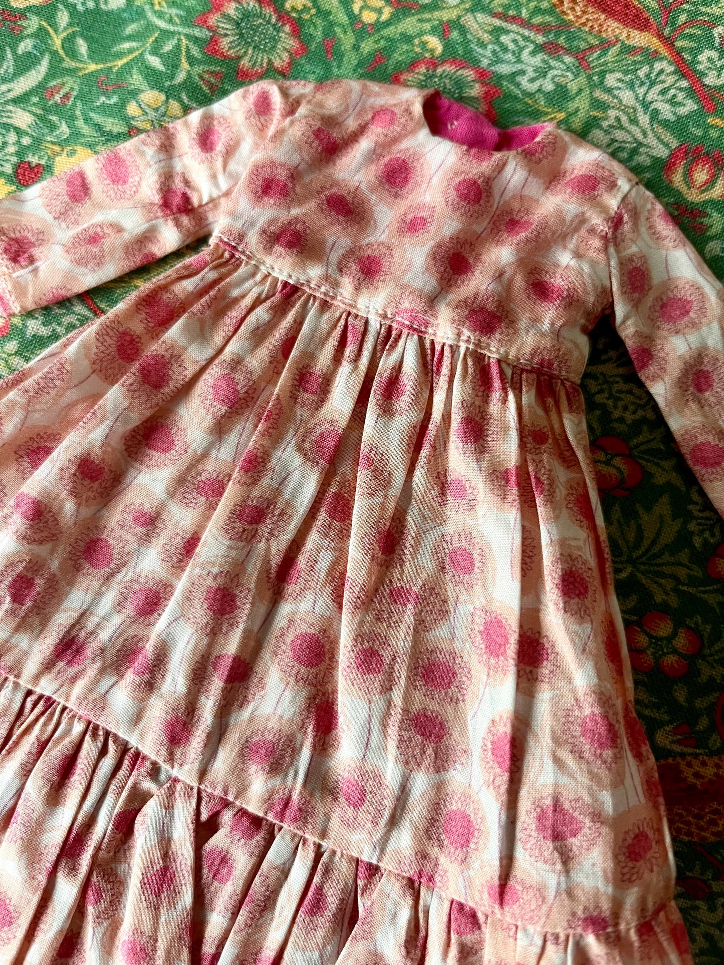 Liberty Long Tirered Hem Dress for Blythe Doll