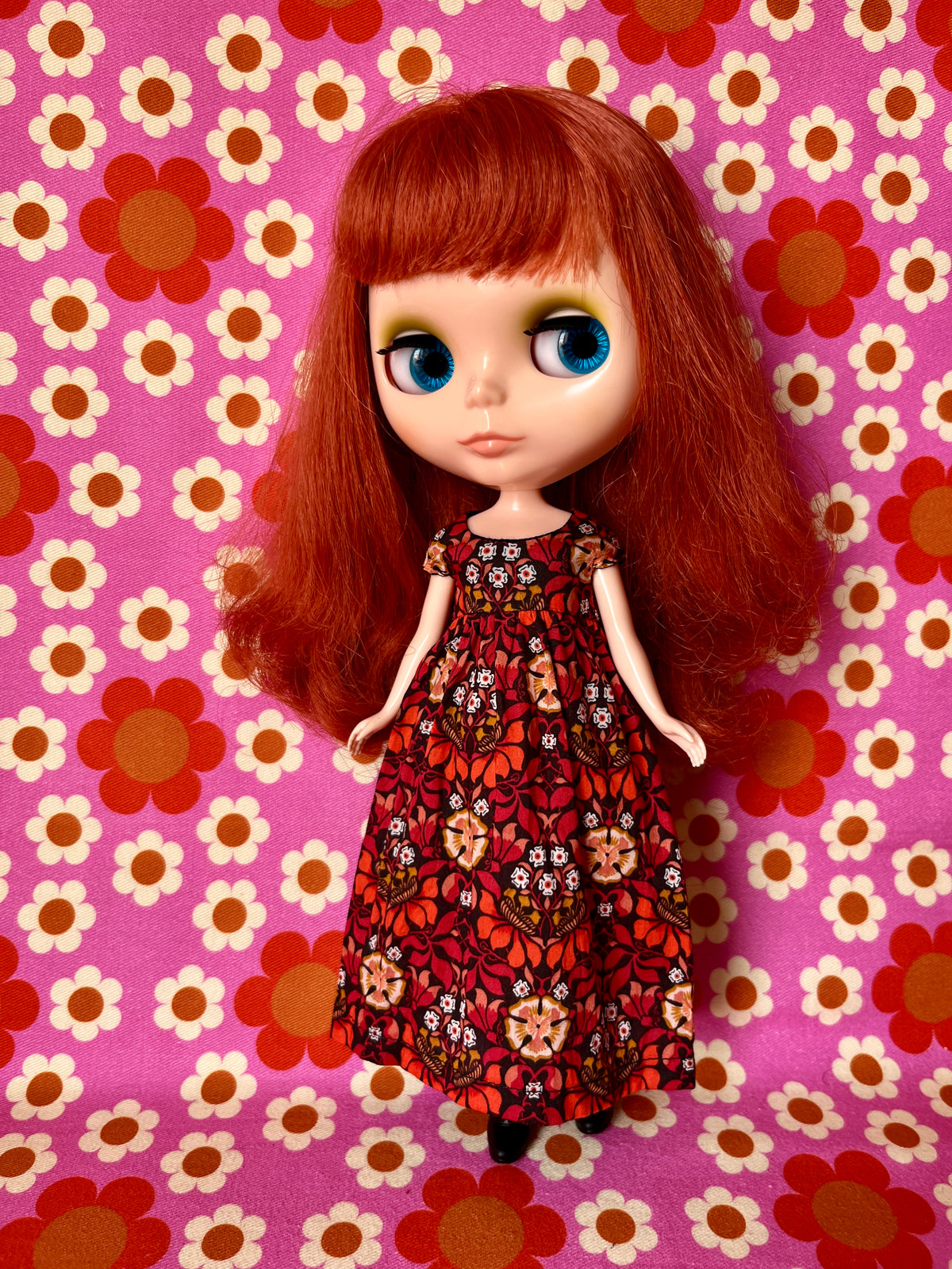 Goth Austen Liberty Regency Dress for Blythe Doll